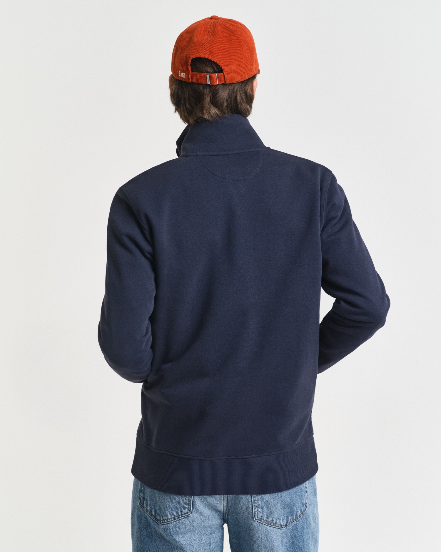 Gant Sweatjacke »REG SHIELD FULL ZIP SWEAT« mit Logostickerei auf der Brust