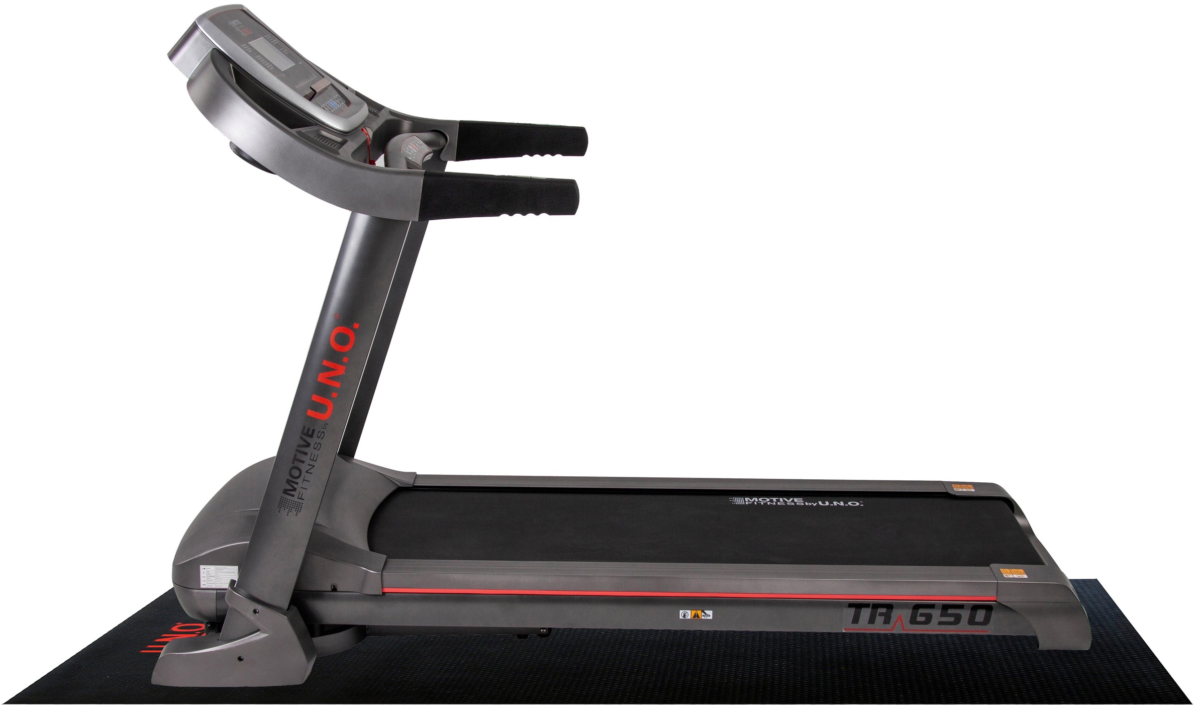 Motive Fitness By U.N.O. Laufband »TR 650 (mit/ohne Unterlegmatte)« bis max. 24 km/h in grau
