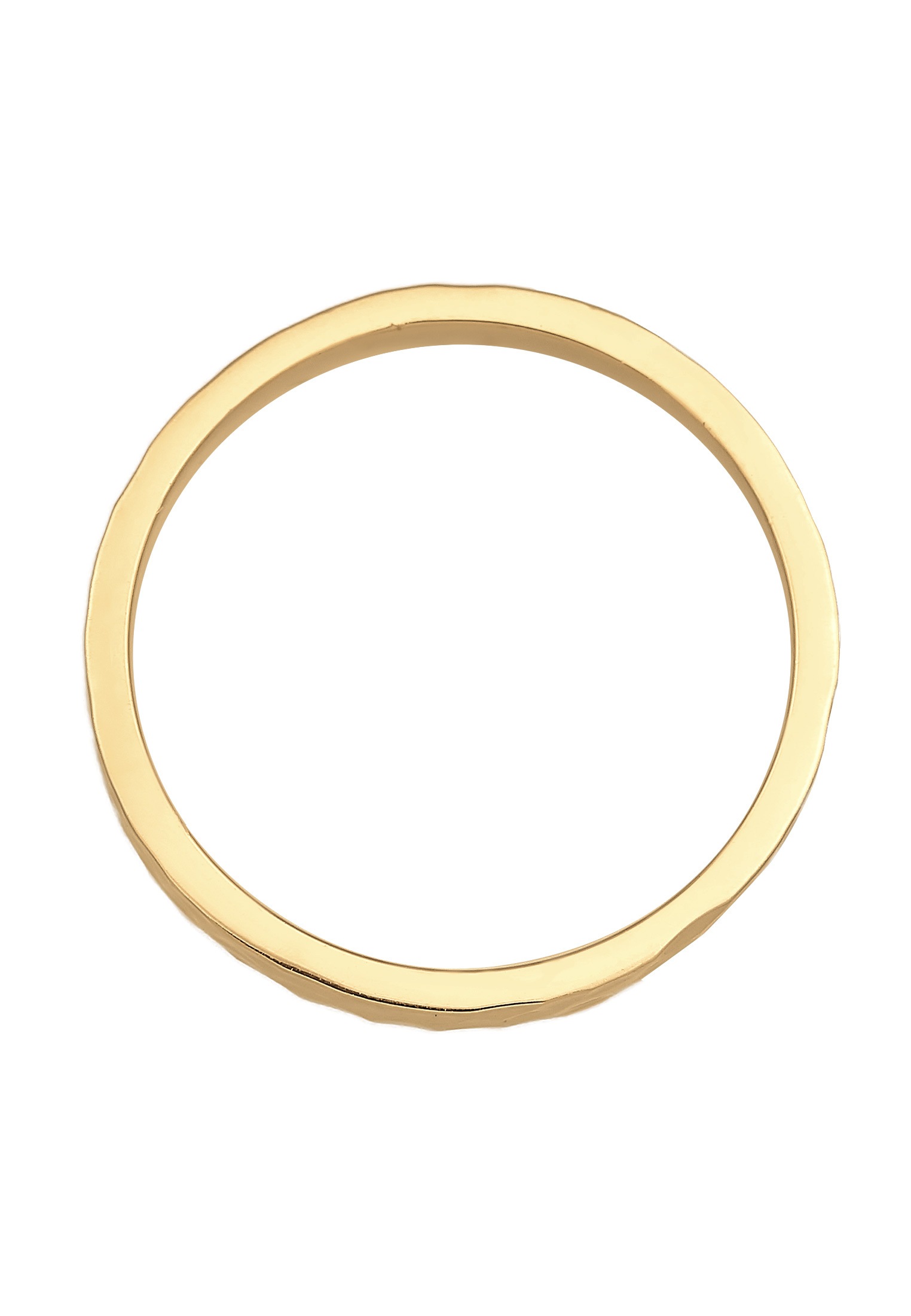 Elli Silberring »Ring Bandring Gehämmert 925 Sterling Silber«