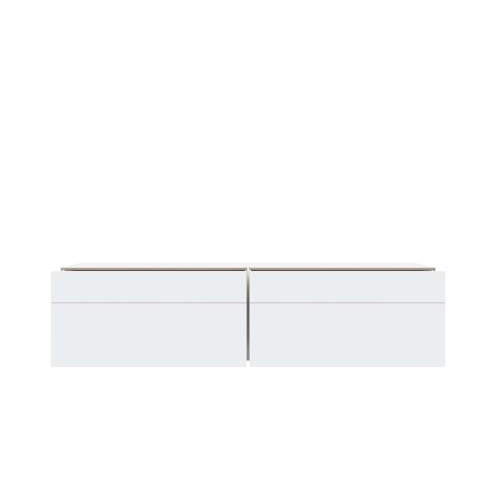 LeGer Home by Lena Gercke Lowboard »Essentials, TV-Board, TV-Kommode, TV-Schrank,  TV-Möbel« 2 Stk. tlg. Breite: 222 cm, UV lackiert, Push-to-open-Funktion
