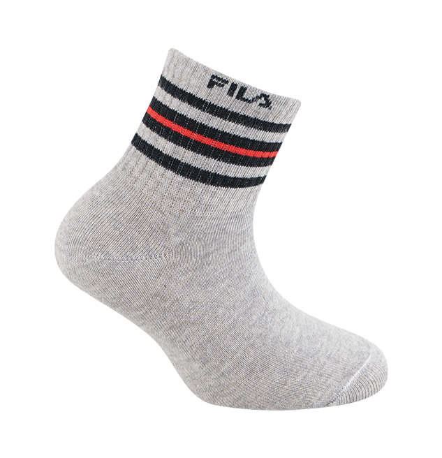 Fila Kurzsocken 6 Paar,  Cotton-Mix, mit Rippenbündchen