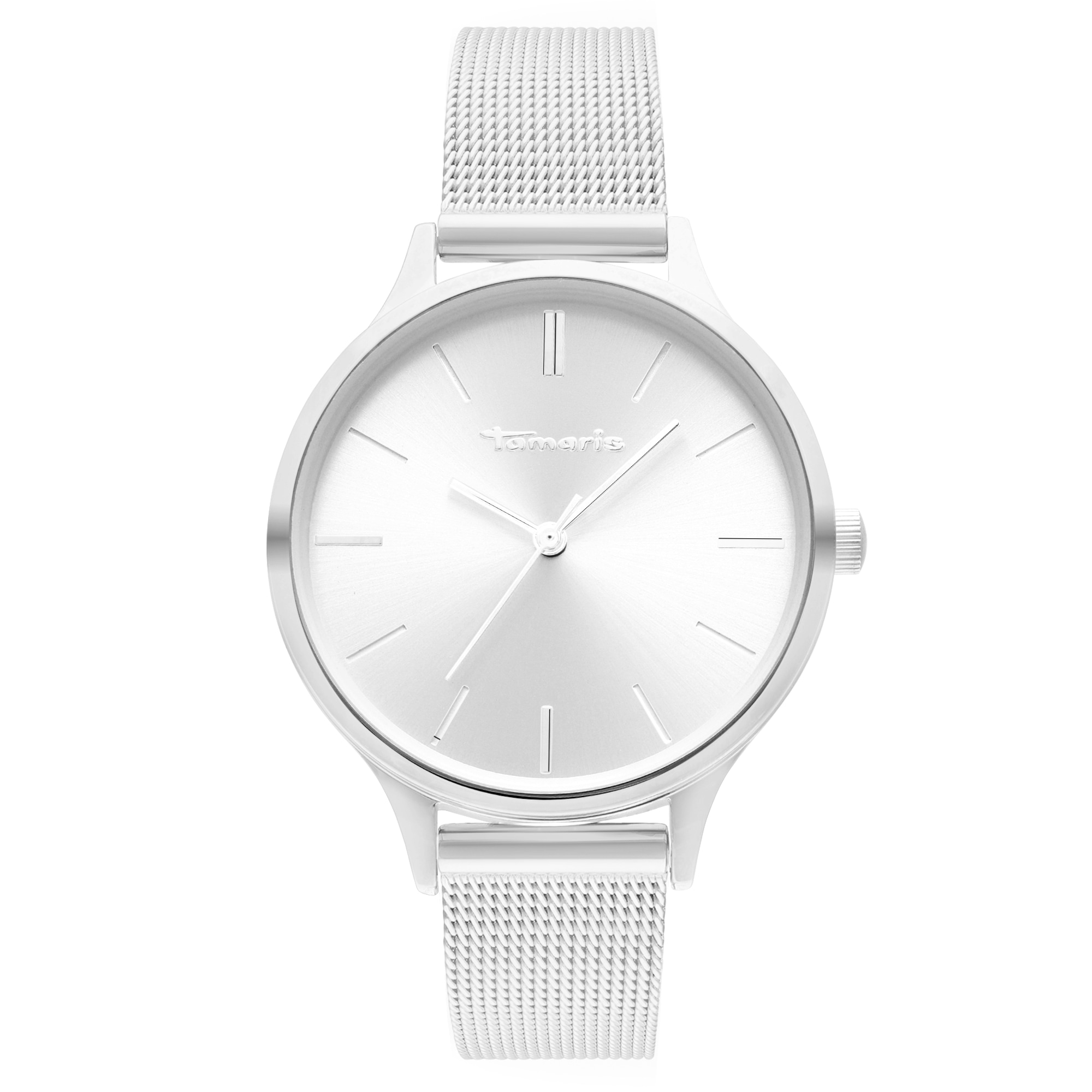 Tamaris Quarzuhr »New Mesh« Armbanduhr, Damenuhr, analog