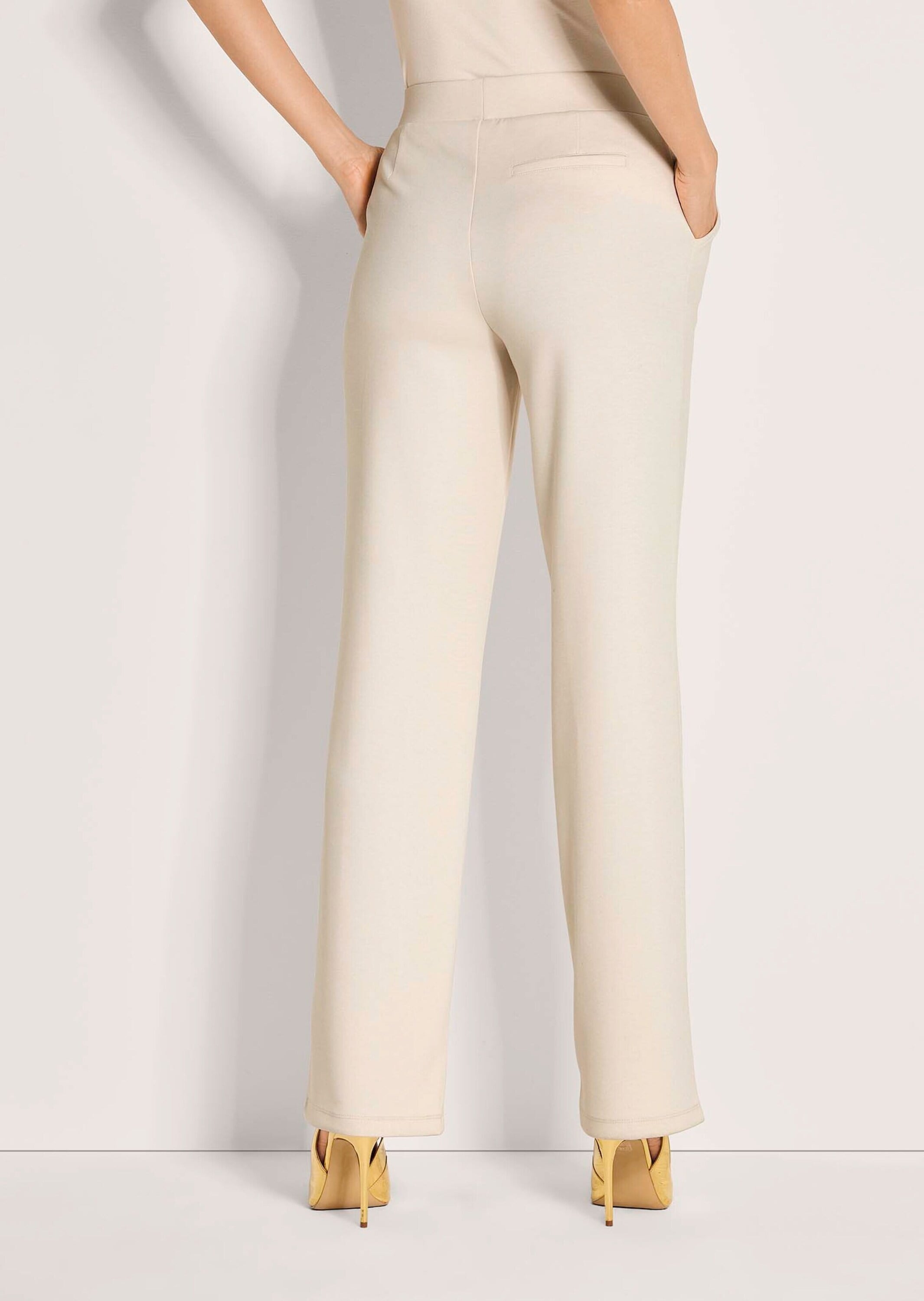 MADELEINE Jerseyhose »Jerseyhose Weite Schlupfhose mit Biesen«