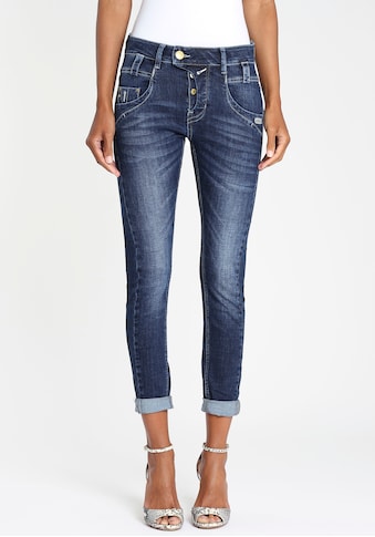 GANG Slim-fit-Jeans »MARGE«, mit typischer halb verdeckter Knopfleiste kaufen