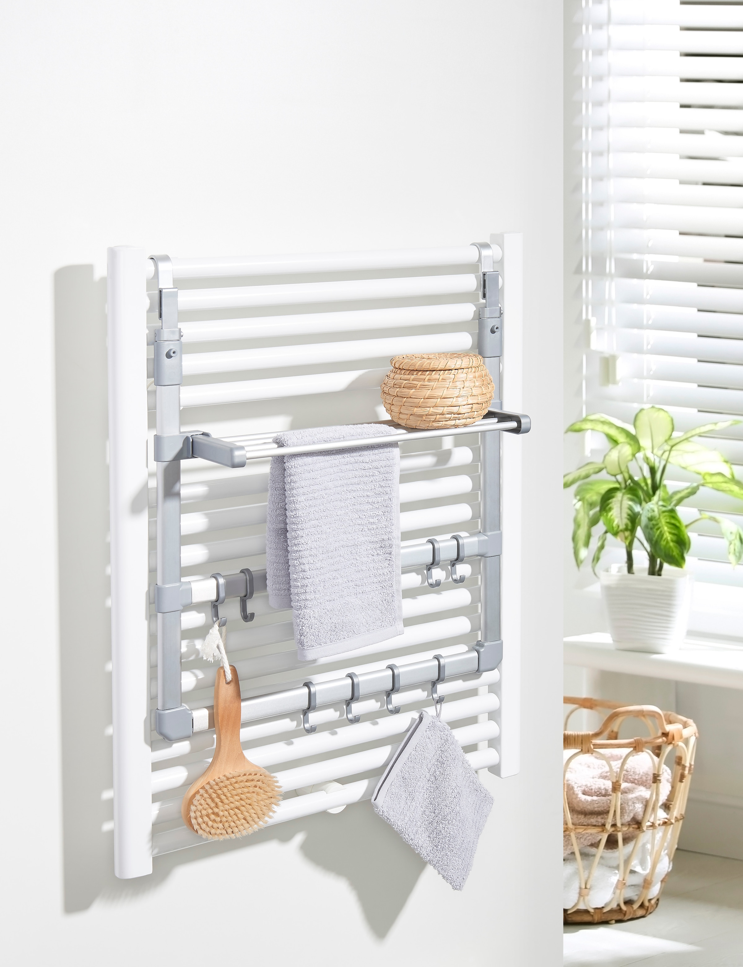 Ruco Heizkörper-Wäschetrockner »für Rundheizköper« Heizkörper-Regal, Rostfrei, Made in Germany