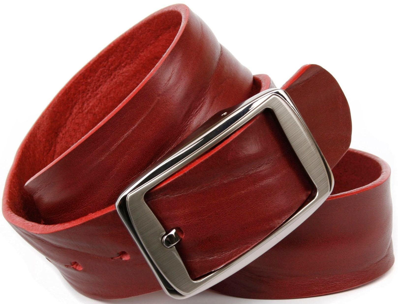 Anthoni Crown OTTO bei bestellen gegerbtes Ledergürtel, pflanzlich Leder online
