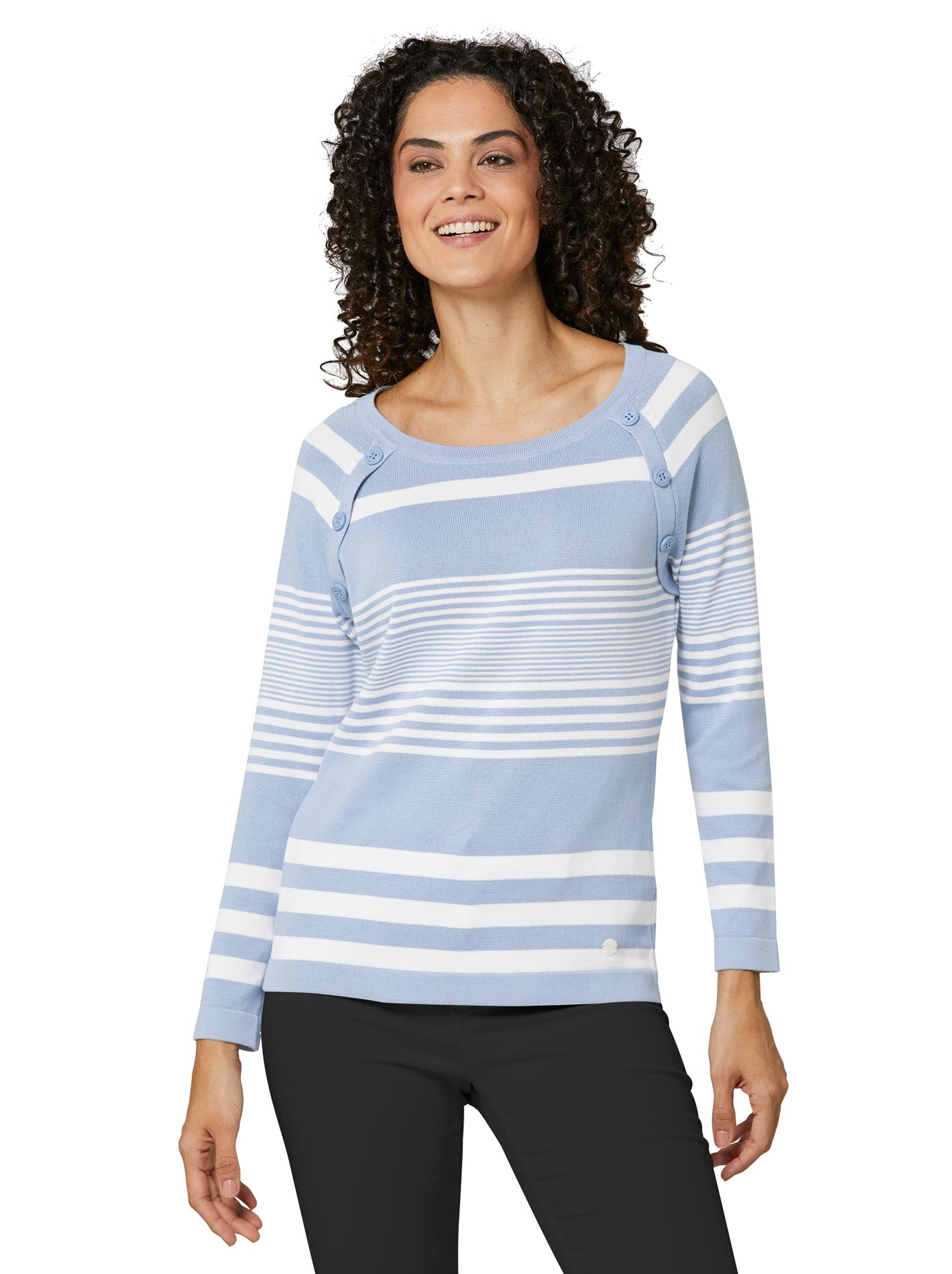 CREATION L PREMIUM Streifenpullover »Pima-Baumwoll-Pullover« kaufen