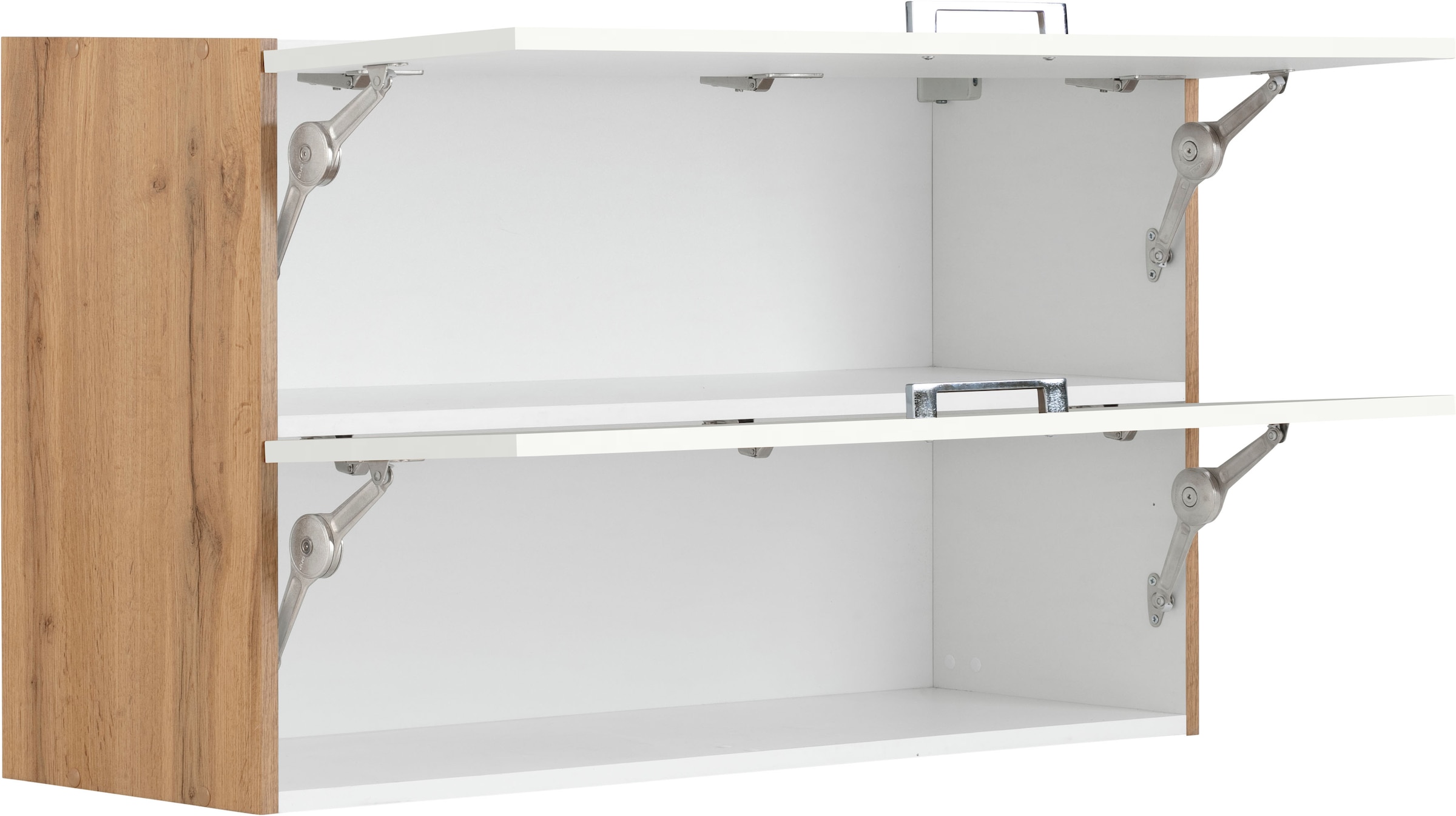 KOCHSTATION Klapphängeschrank »KS-Colmar« 100 cm, mit Metallgriff, für viel Stauraum