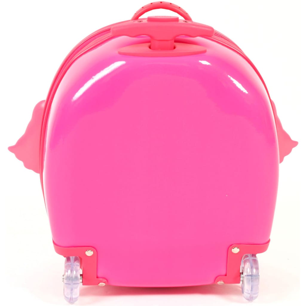CHIC2000 Kinderkoffer »Bouncie, Eule, Pink«, 2 Rollen