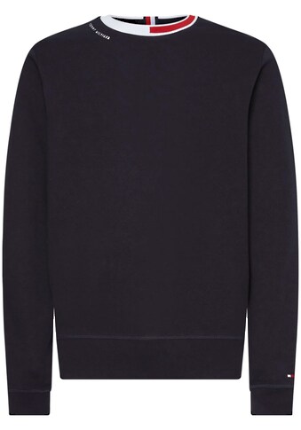 Tommy Hilfiger Sweatshirt »JACQUARD RWB COLLAR CREWNECK« kaufen
