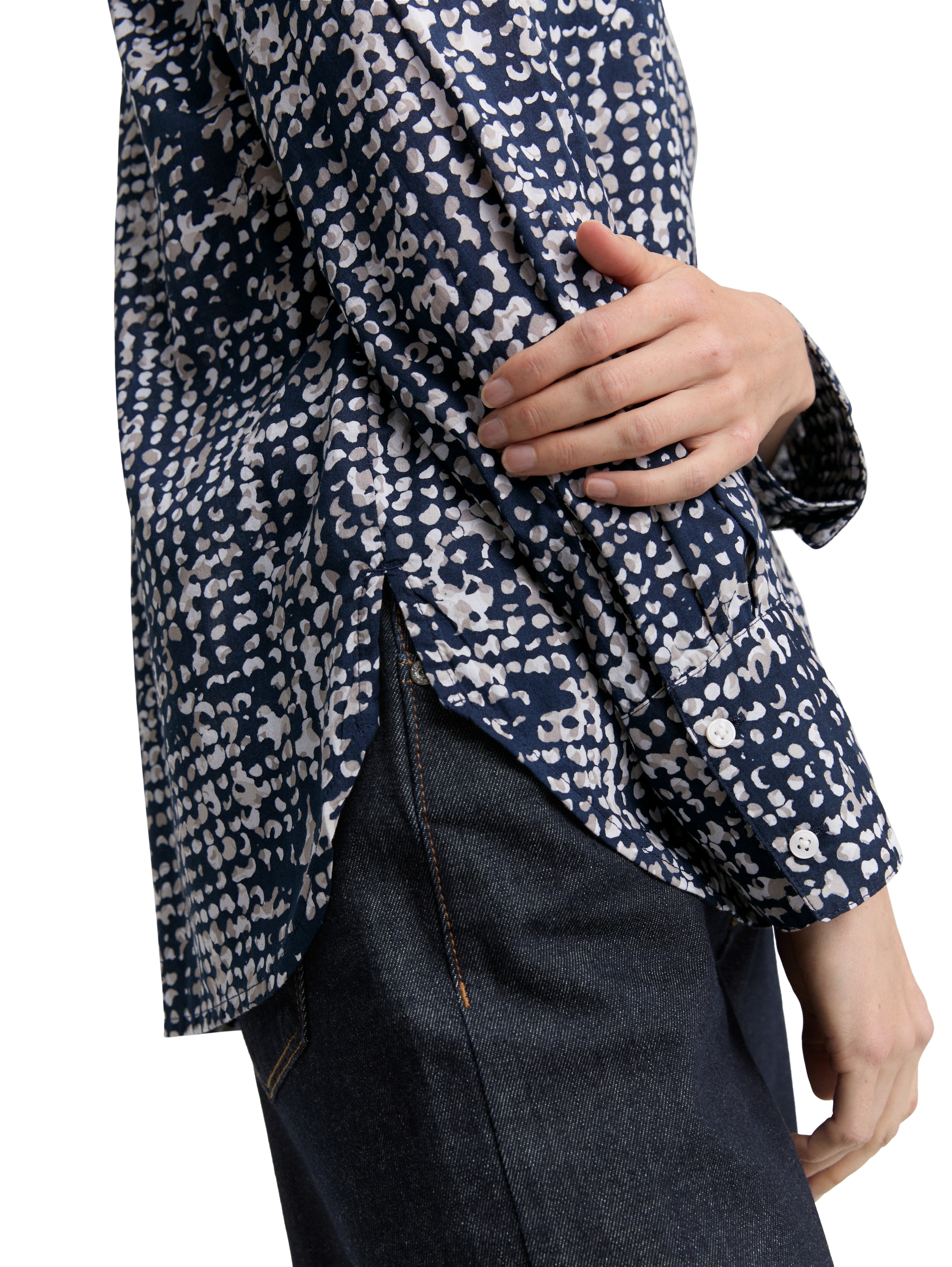 TOM TAILOR Hemdbluse, mit Muster