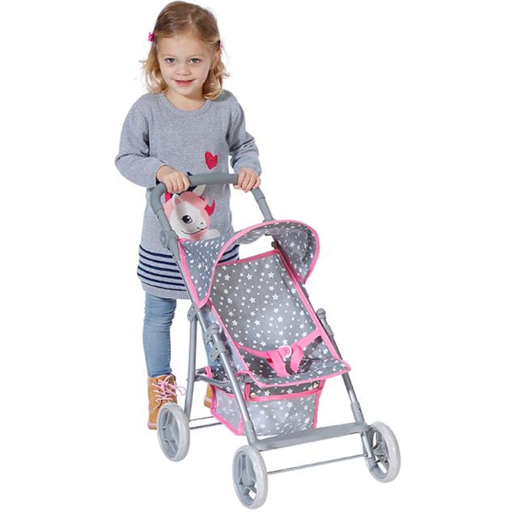 Knorrtoys® Puppenbuggy »Liba - Star Grey«