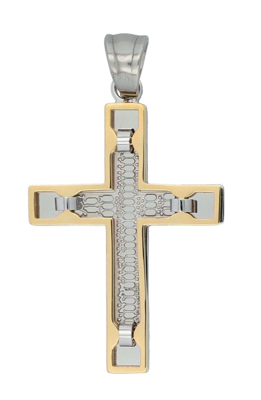 Adelia´s Kreuzanhänger »Unisex Anhänger ¿ Kreuz Kreuzanhänger aus Edelstahl«