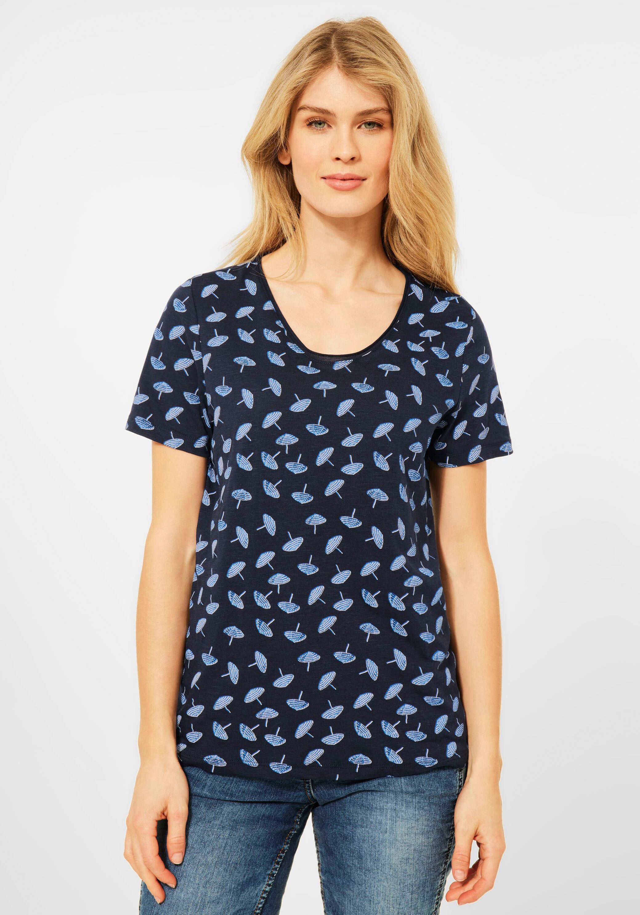 Cecil Kurzarmshirt, mit frühlingsfrischem Print