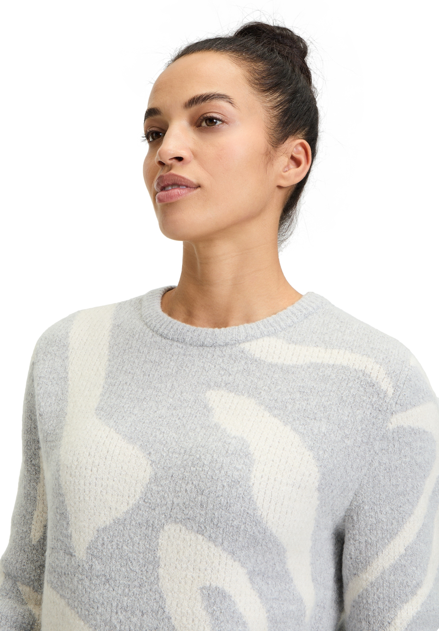 Betty&Co Strickpullover »Strickpullover mit Jacquard«