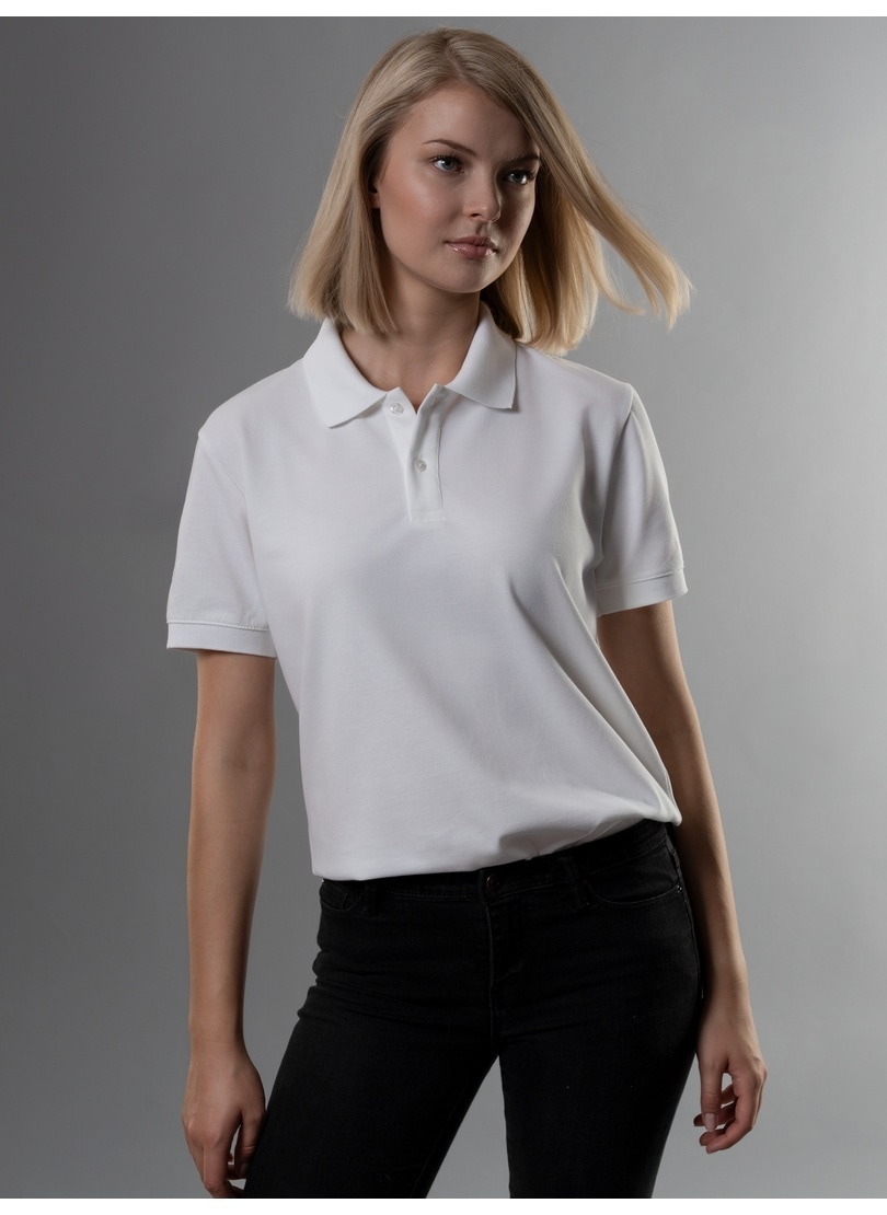 Trigema Poloshirt »TRIGEMA Slim Fit Poloshirt aus DELUXE-Piqué«, (1 tlg.)