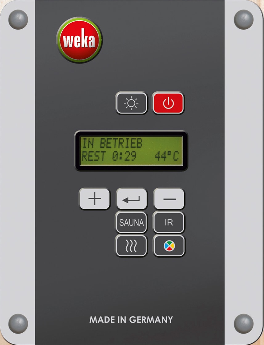 weka Sauna »Kemi Panorama« 7,5 kW Ofen mit ext. Steuerung