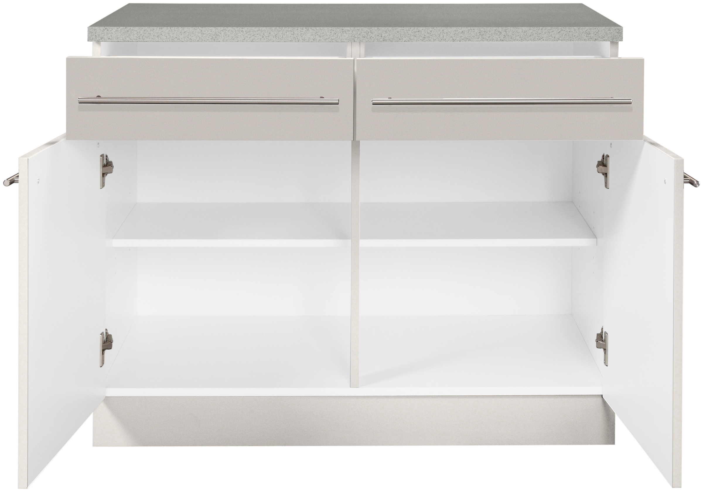 wiho Küchen Unterschrank »Chicago« 100 cm breit, 2 Schubkästen und 2 Türen, für viel Stauraum