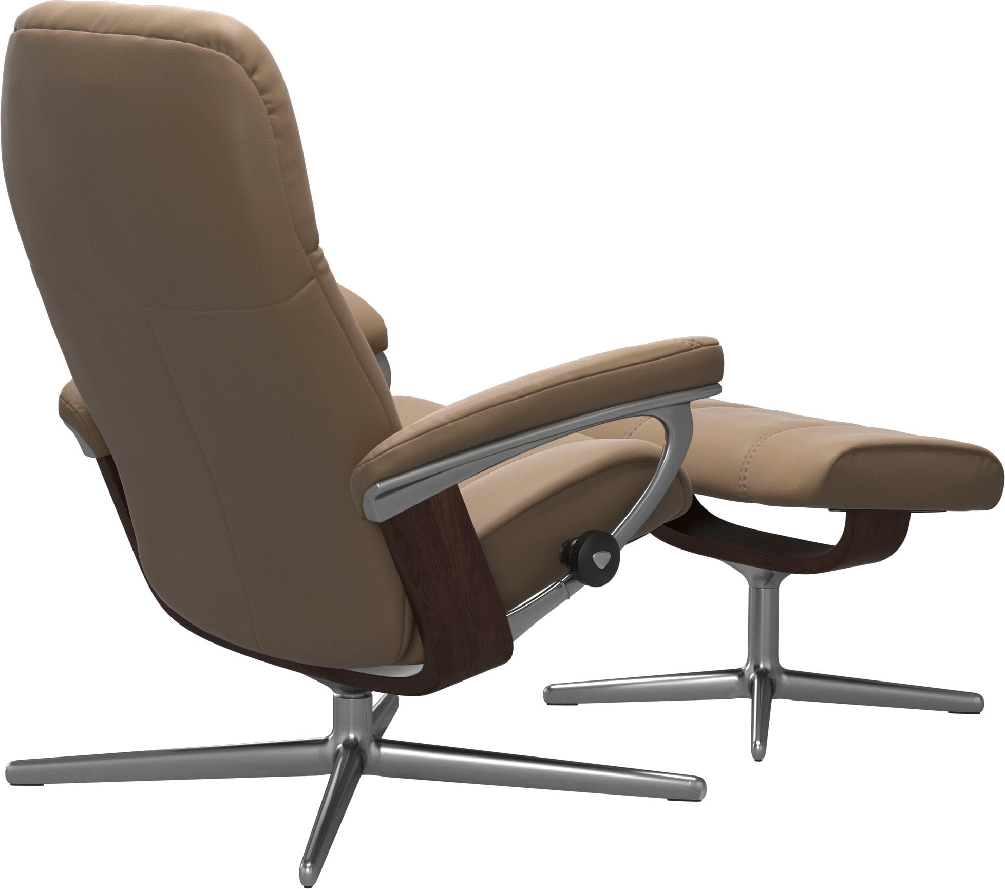 Stressless® Relaxsessel »Consul«, mit Cross Base, Größe S, M & L, Holzakzent Braun