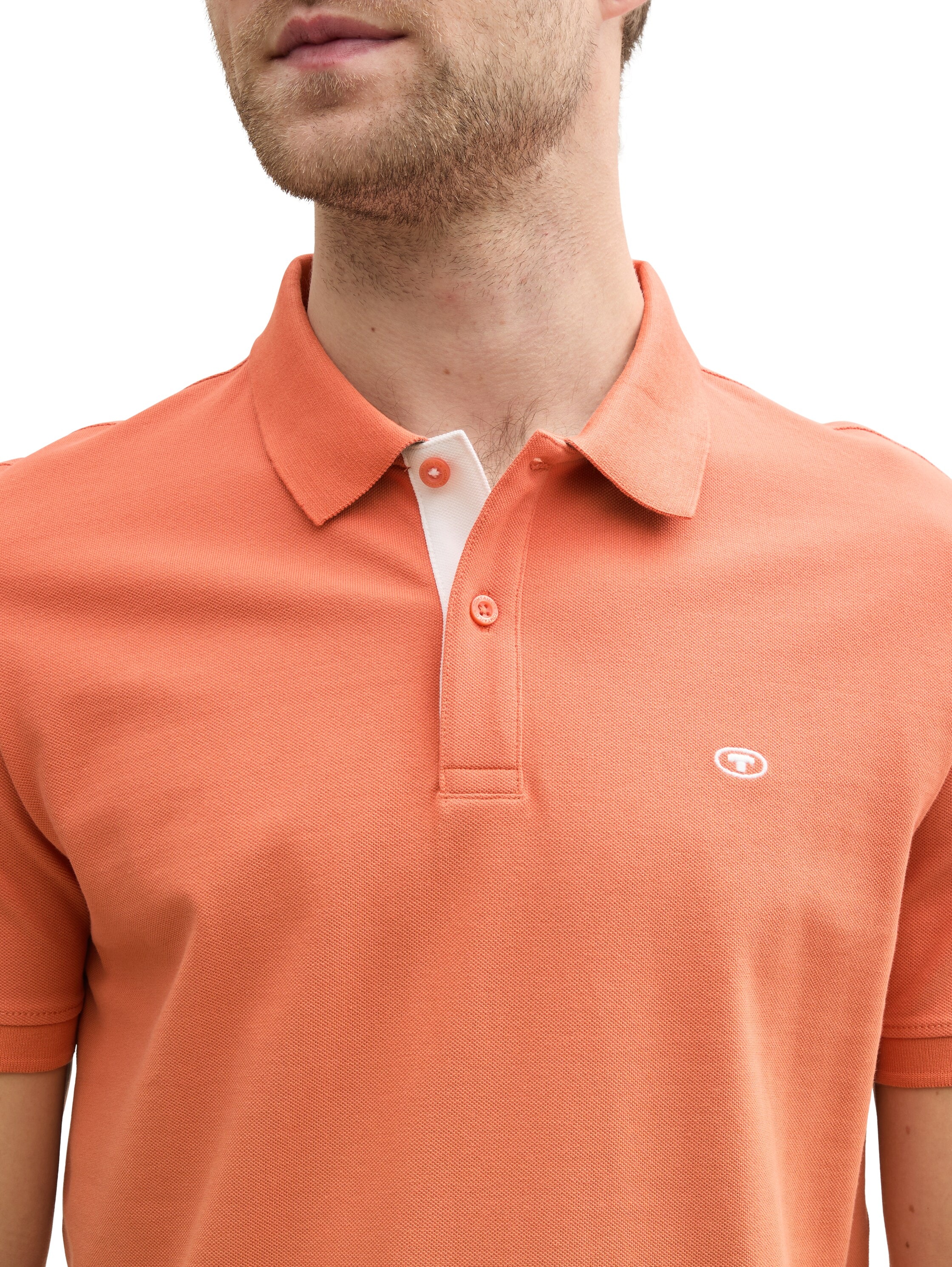 TOM TAILOR Poloshirt, mit Knopfleiste und Logo