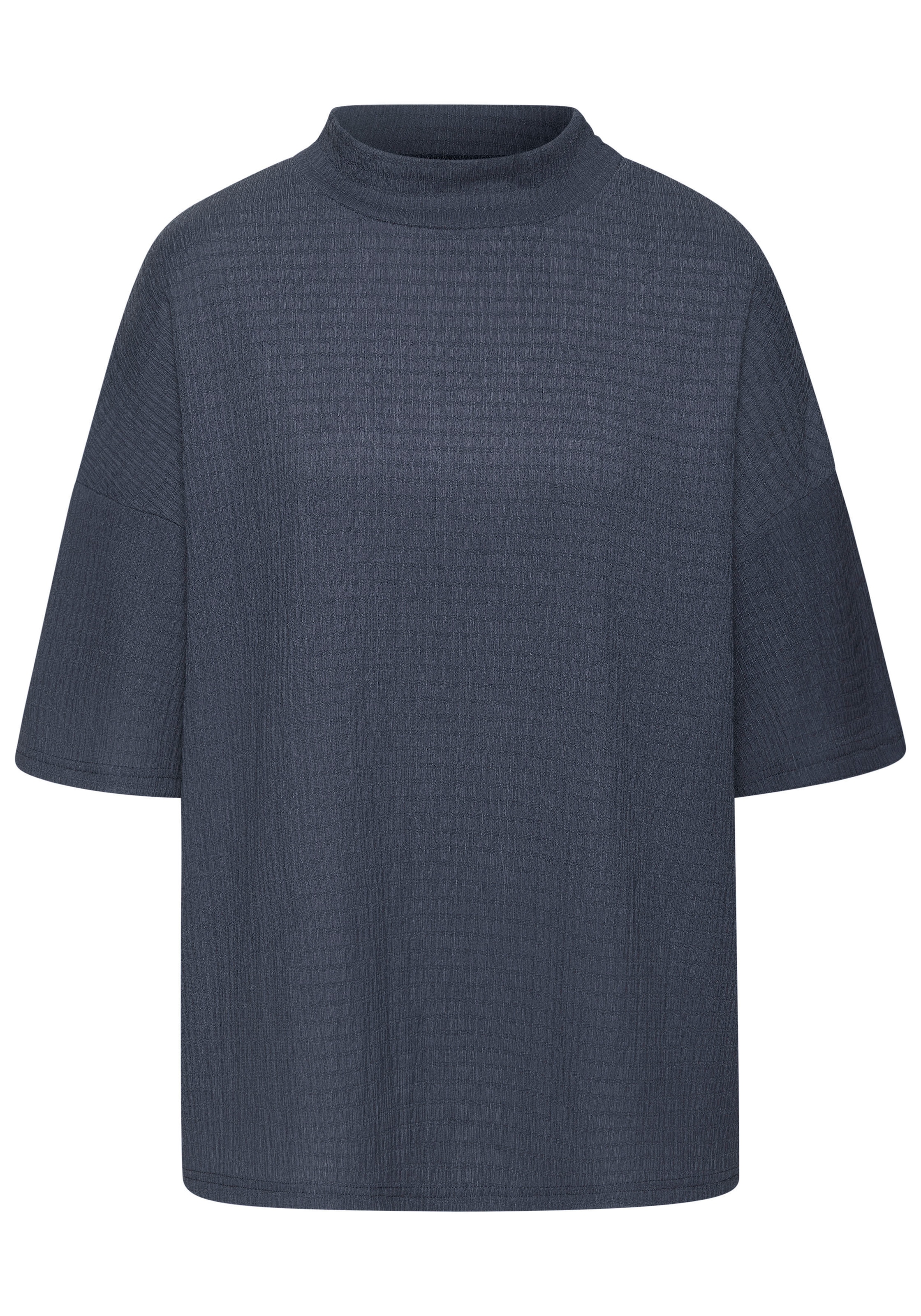 LASCANA Kurzarmshirt »mit Stehkragen«, (2er-Pack), aus bügelfreier Crêpe-Qualität
