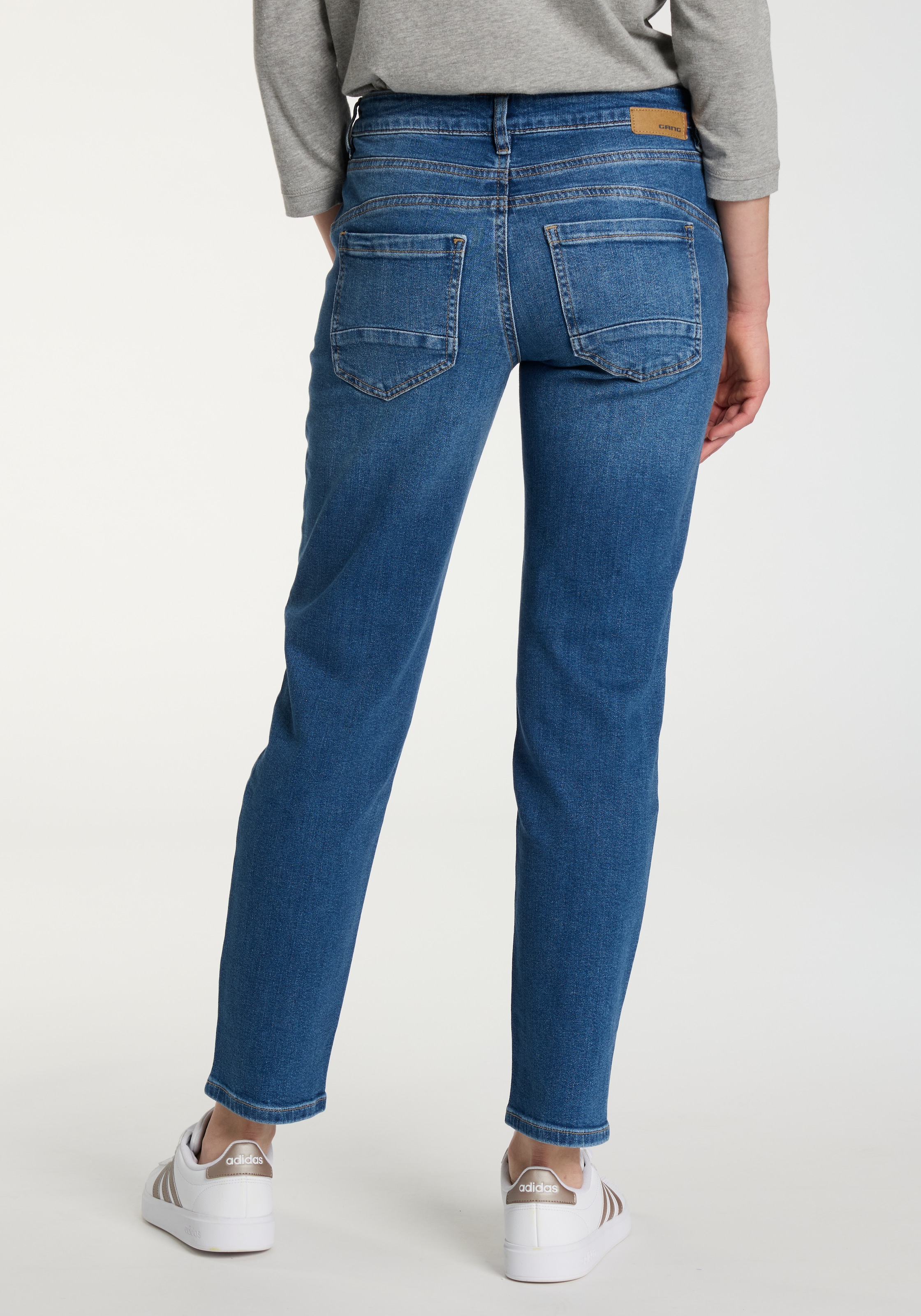GANG 5-Pocket-Jeans »94JOLINE BOYFRIEND«, in cropped Länge