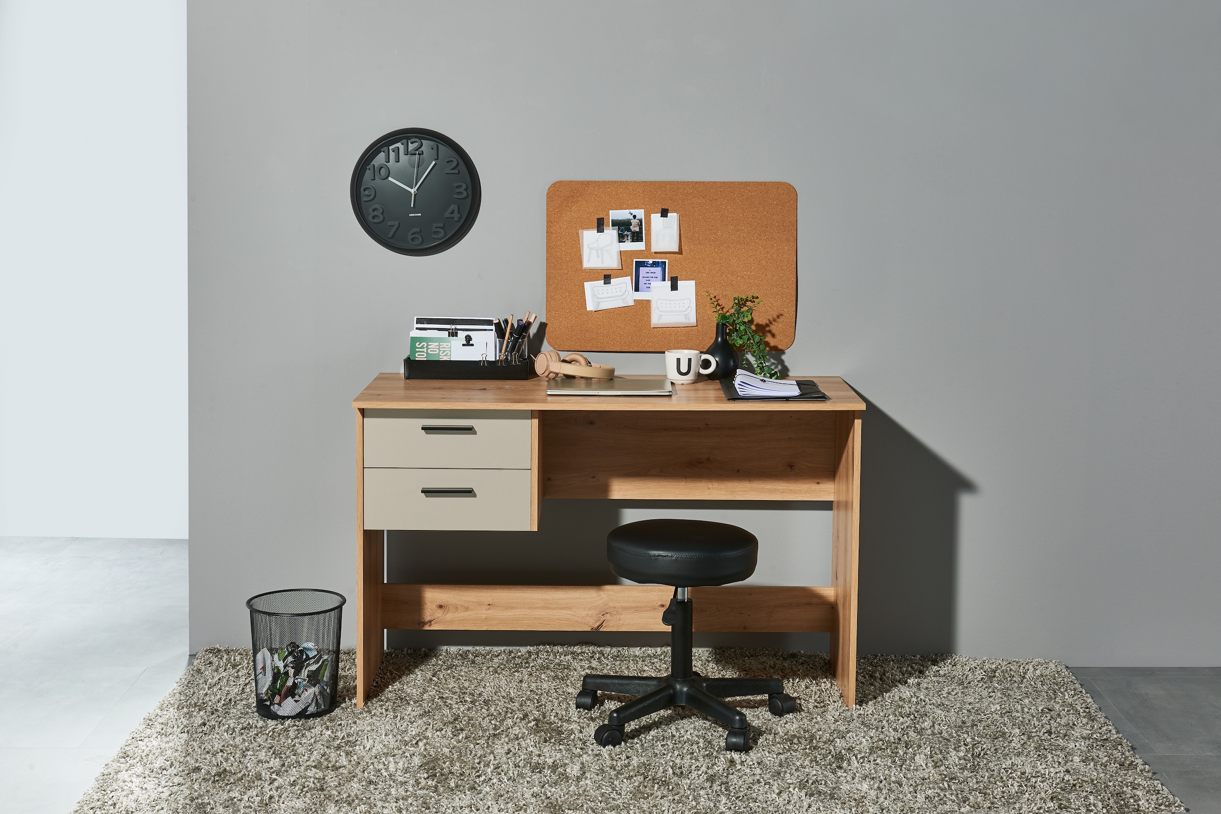 BEGA OFFICE Schreibtisch »BxHxT 120x77x50 cm« 1 Stk. tlg.