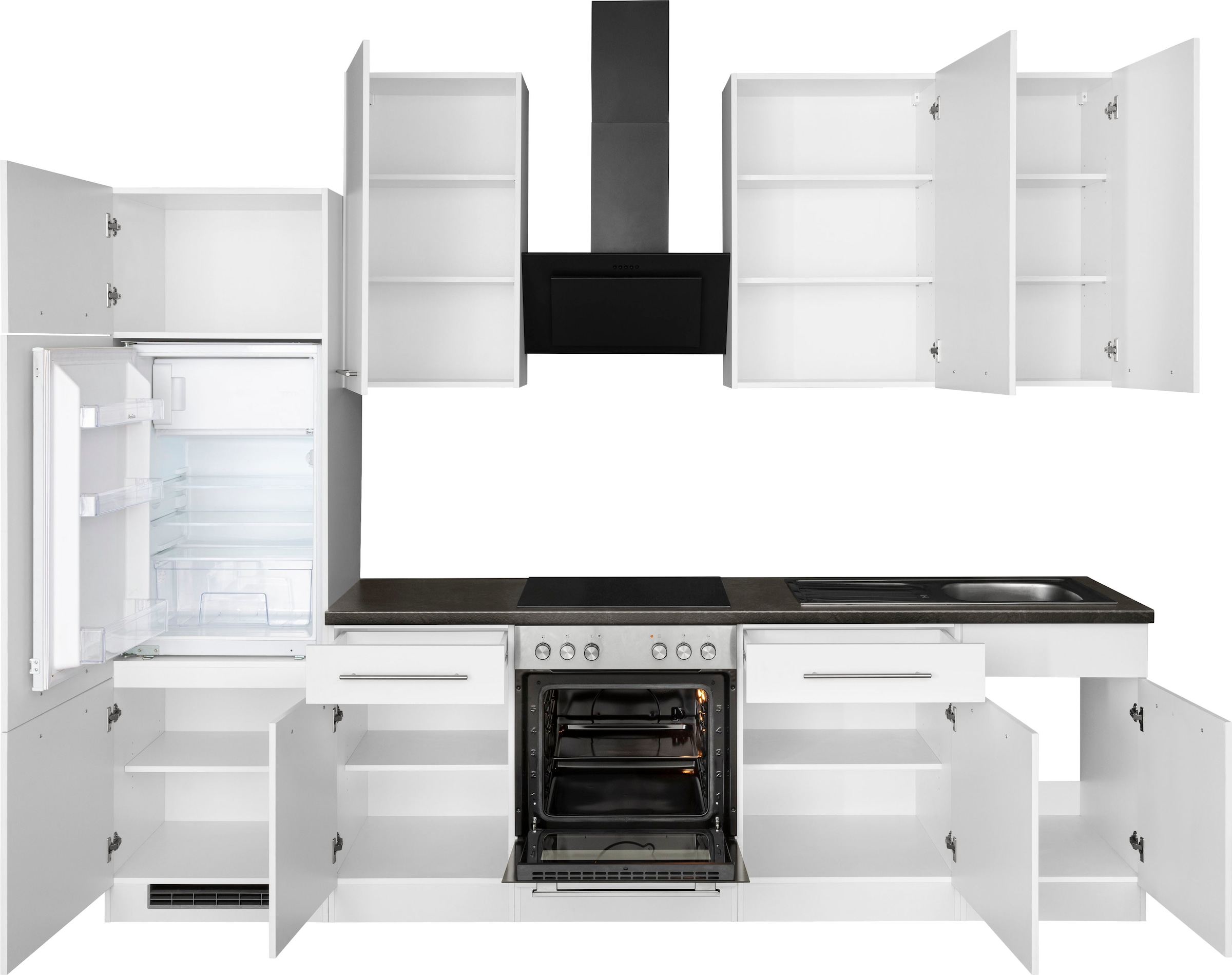 wiho Küchen Küchenzeile »Unna«, mit 280 OTTO bei online E-Geräten, cm Breite