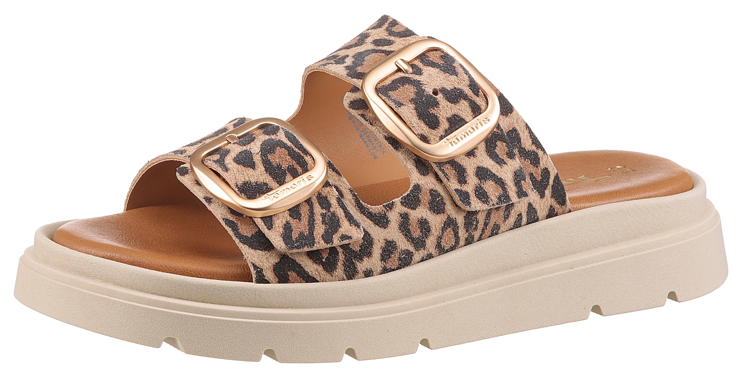 Tamaris Pantolette, Keilabsatz, Plateau, Sommerschuh, mit Touch It-Ausstattung