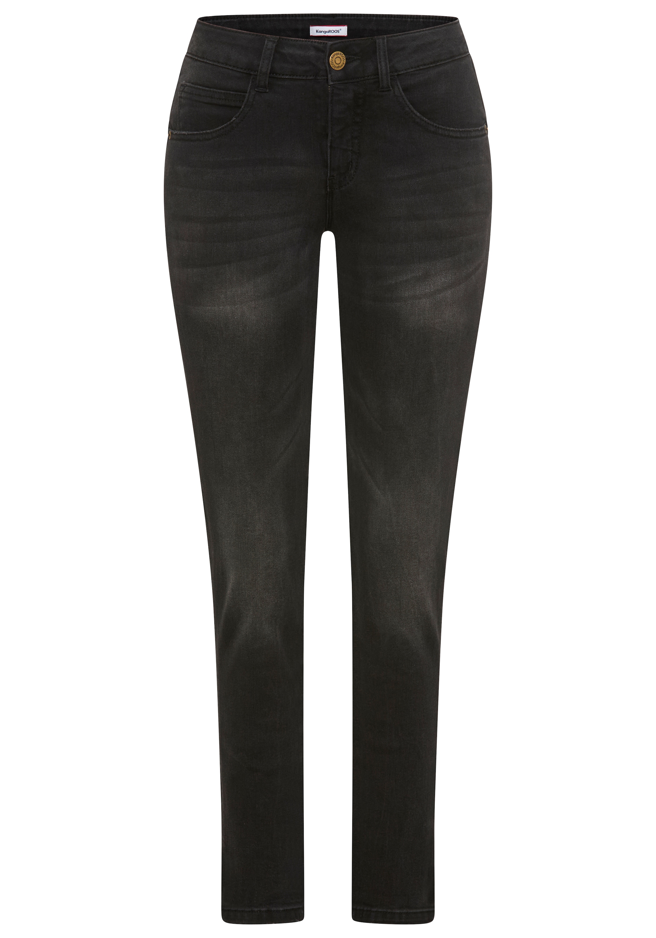 KangaROOS Relax-fit-Jeans »RELAX-FIT HIGH WAIST« knöchelfreie Schnittform,  krempelbare Beinabschlüsse