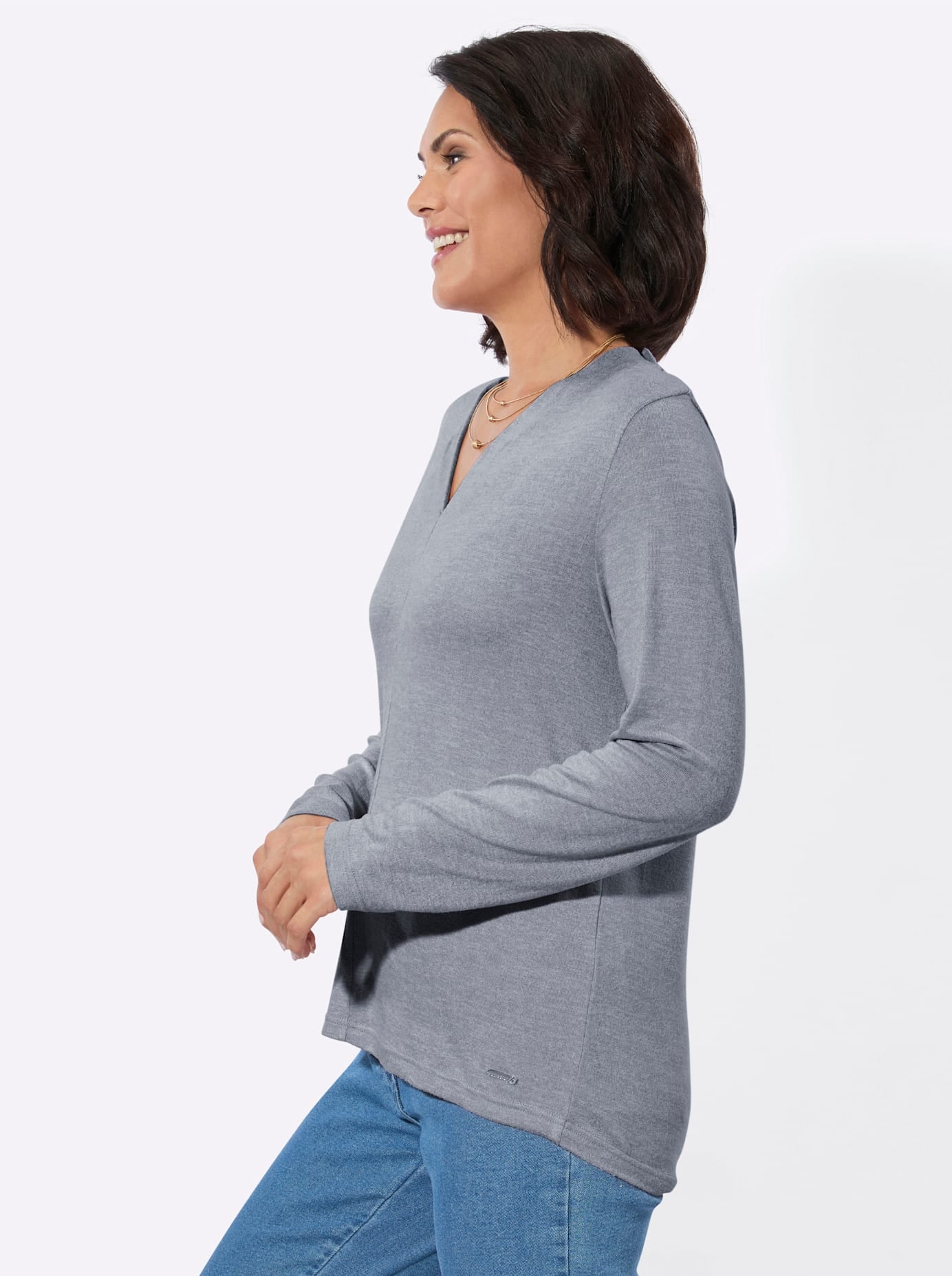 Casual Looks Langarmshirt »Winter-Shirt« 1