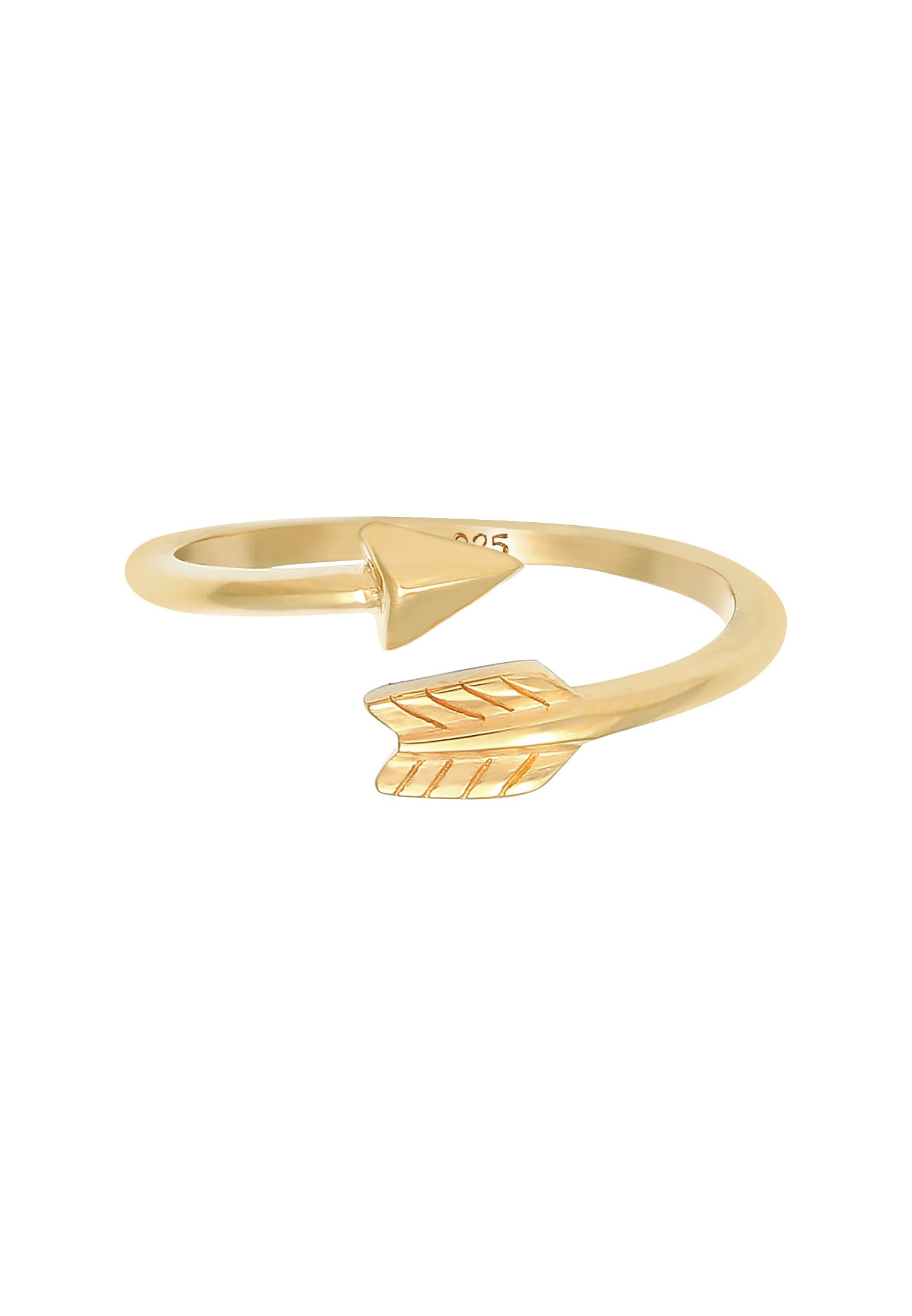 Elli Silberring »Ring Pfeil Amore Liebe Offen Vintage 925 Silber«