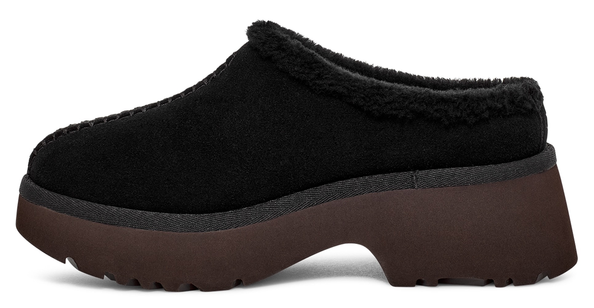 UGG Clog »NEW HEIGHTS COZY CLOG«, Mule, Flats, Pantolette, Plateau Schuh mit gepolstertem Fußbett