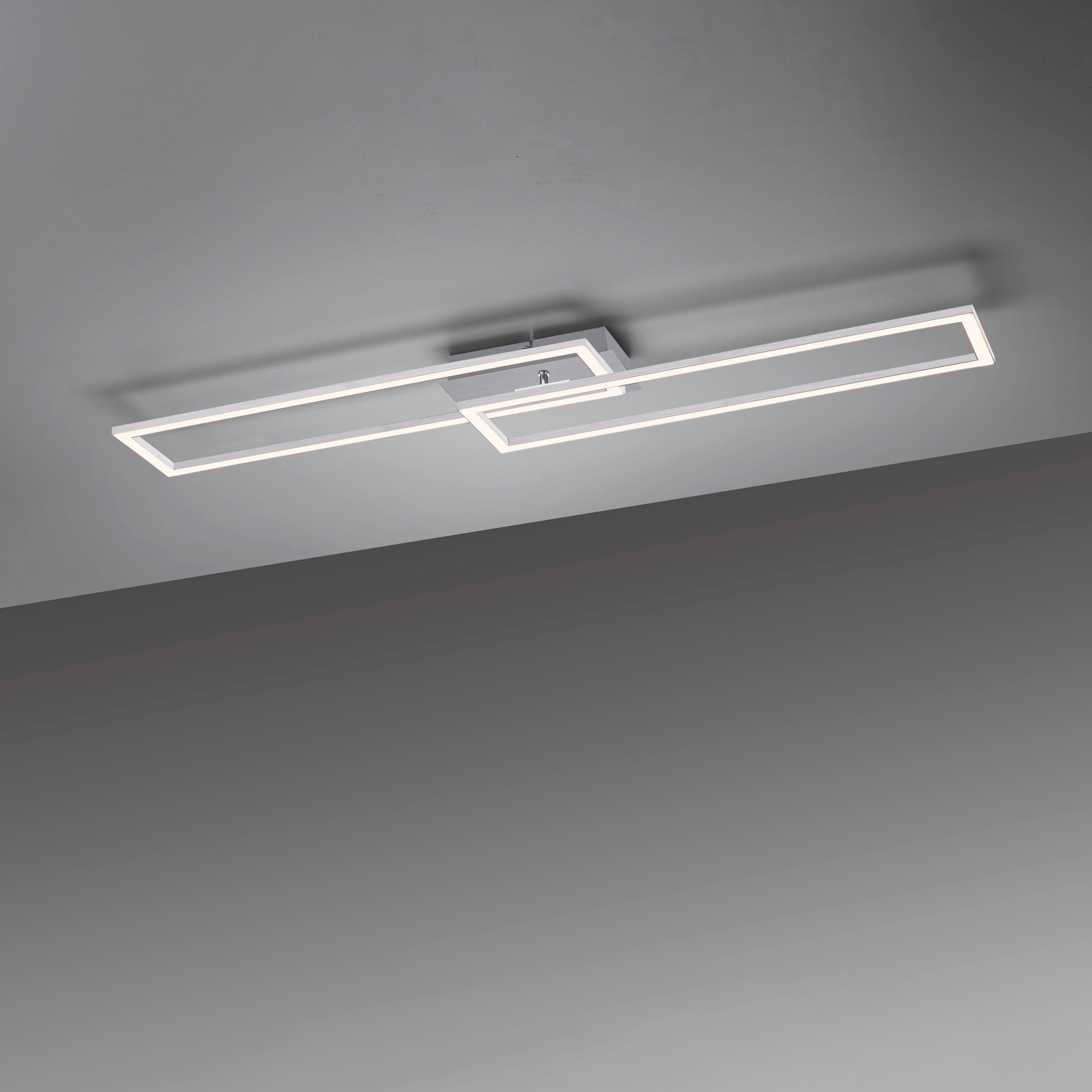 JUST LIGHT Deckenleuchte »IVEN«, 1 flammig, Leuchtmittel LED-Board | LED fest integriert, LED, dimmbar, Switchmo, Memory, nach Trennung vom Netz