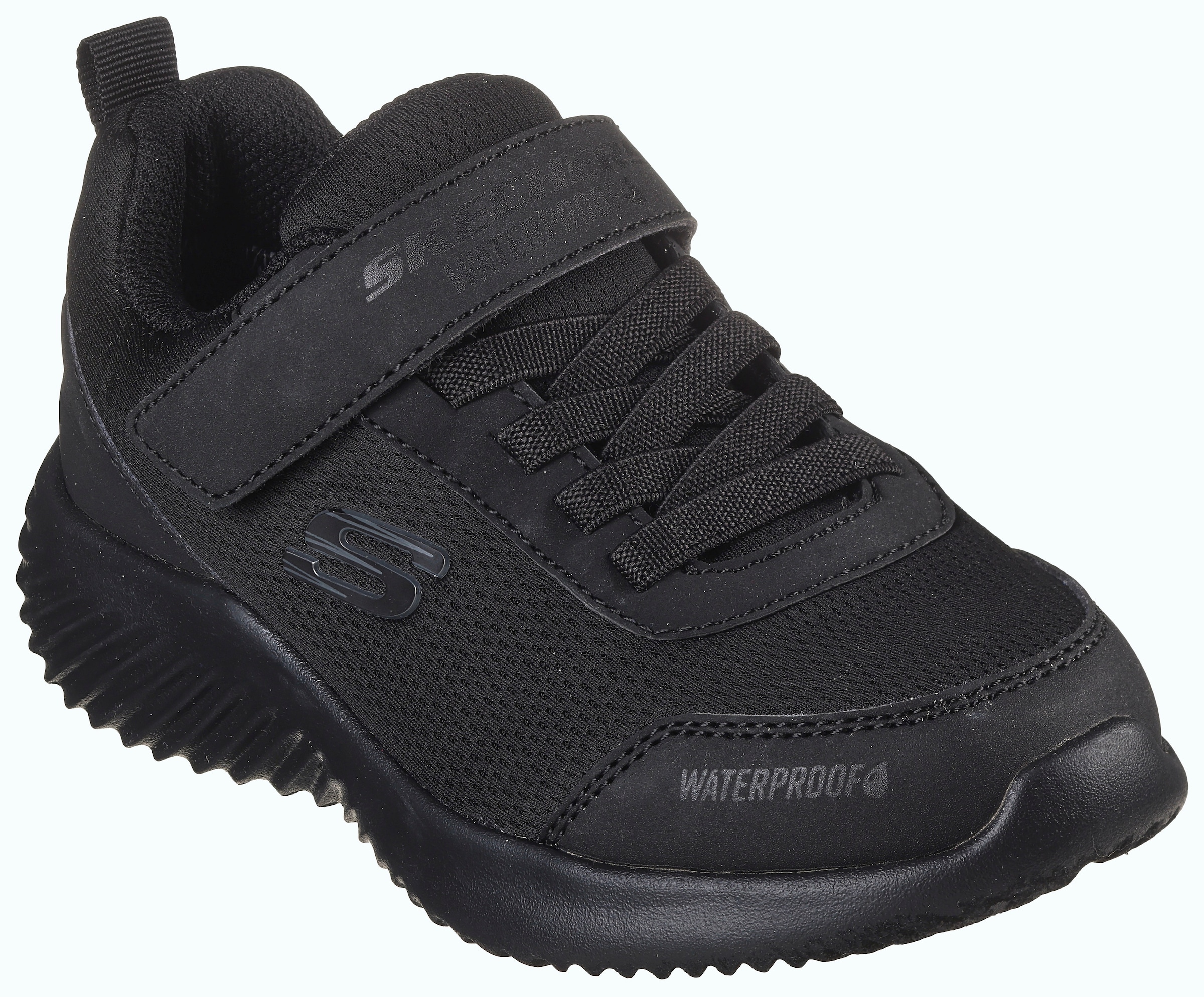 Skechers Klettschuh »BOUNDER-DRIPPER DROP«, Sneaker, Kommunionsschuh in nahtversiegeltem,...