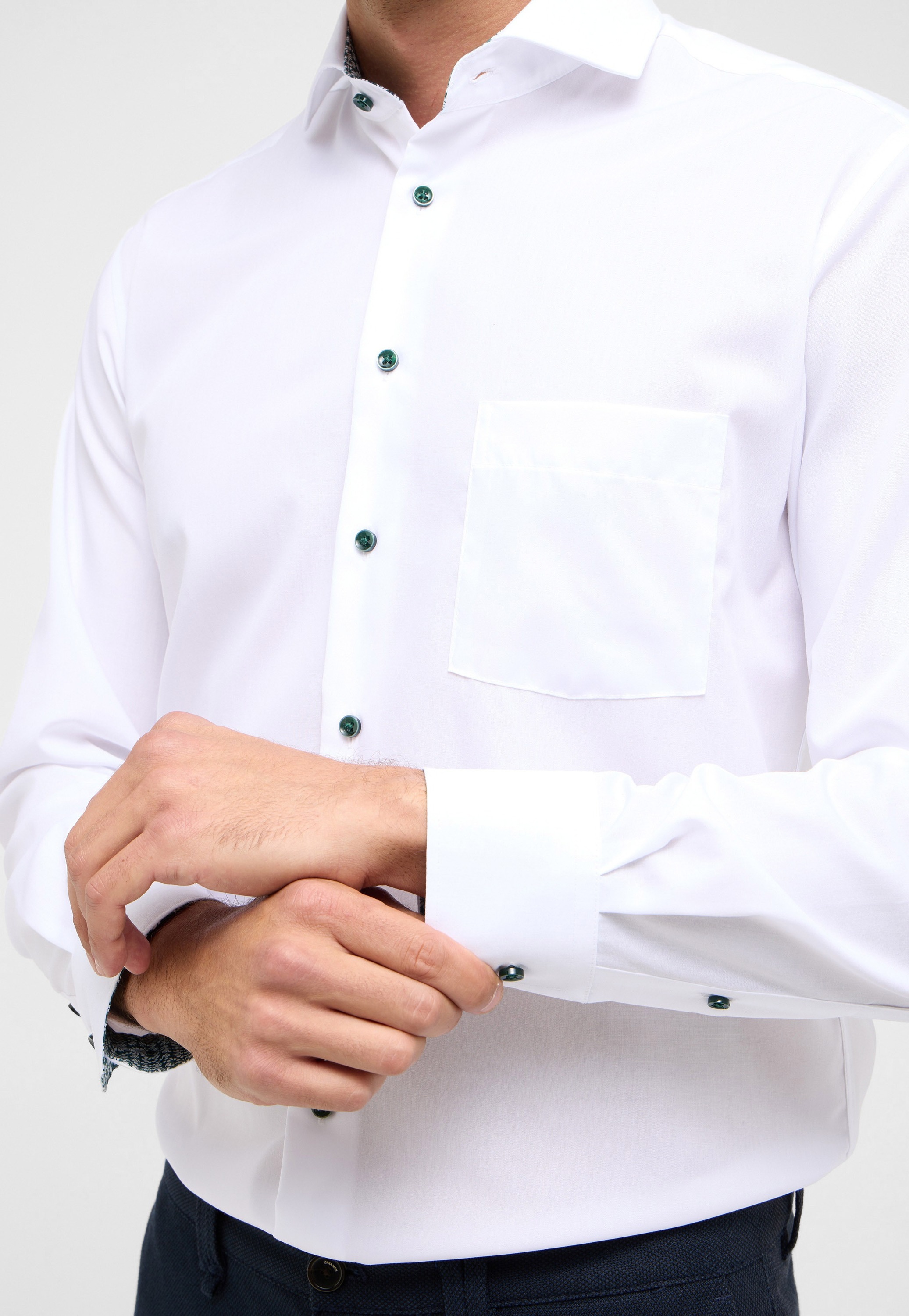Eterna Langarmhemd »MODERN FIT«, NON IRON (bügelfrei)