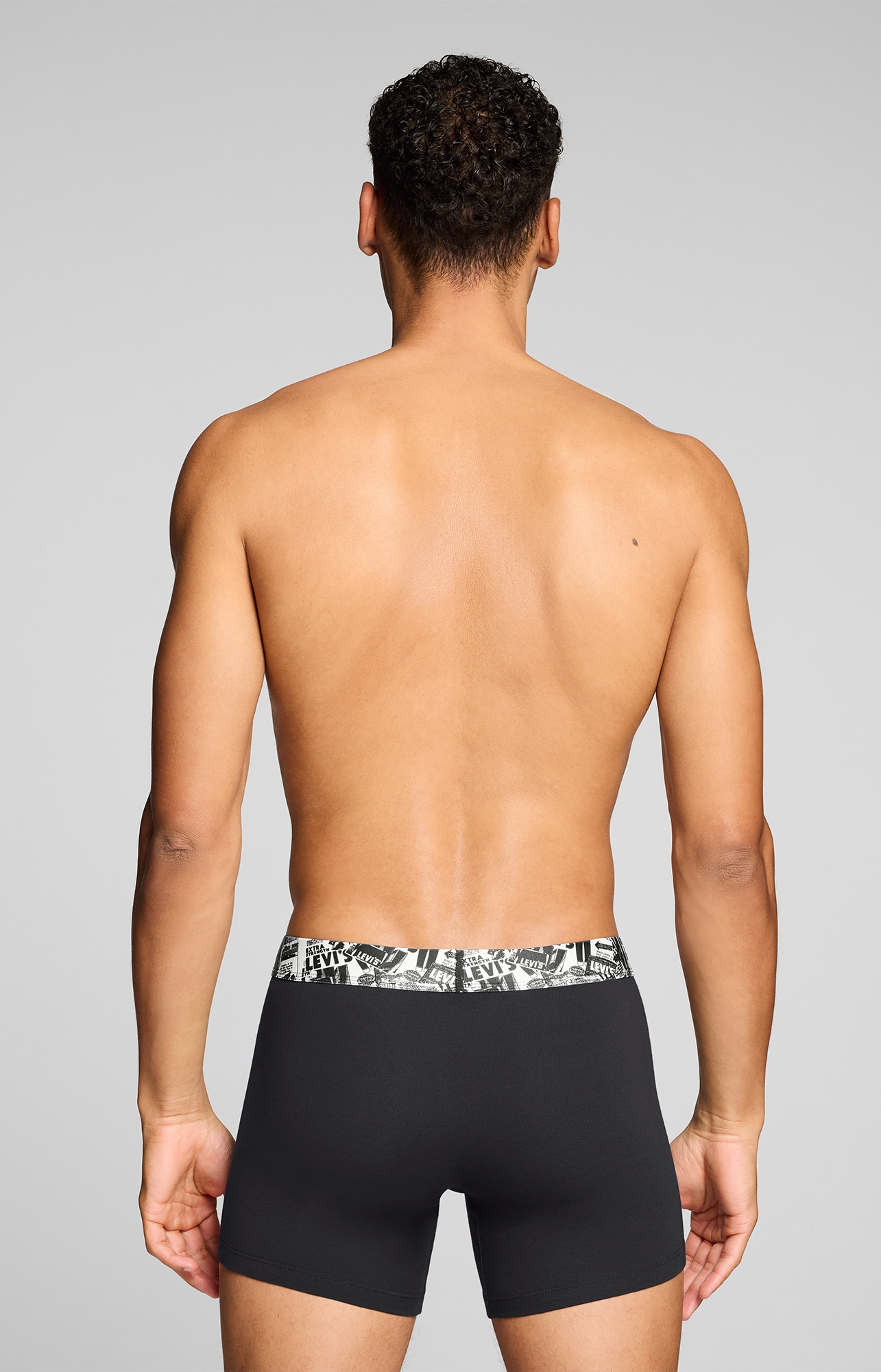Levi's® Boxershorts »LEVIS MEN NEWSPAPER WB BOXER BRIEF 2P« 2er Pack,  ohne Eingriff, Cotton-Stretch