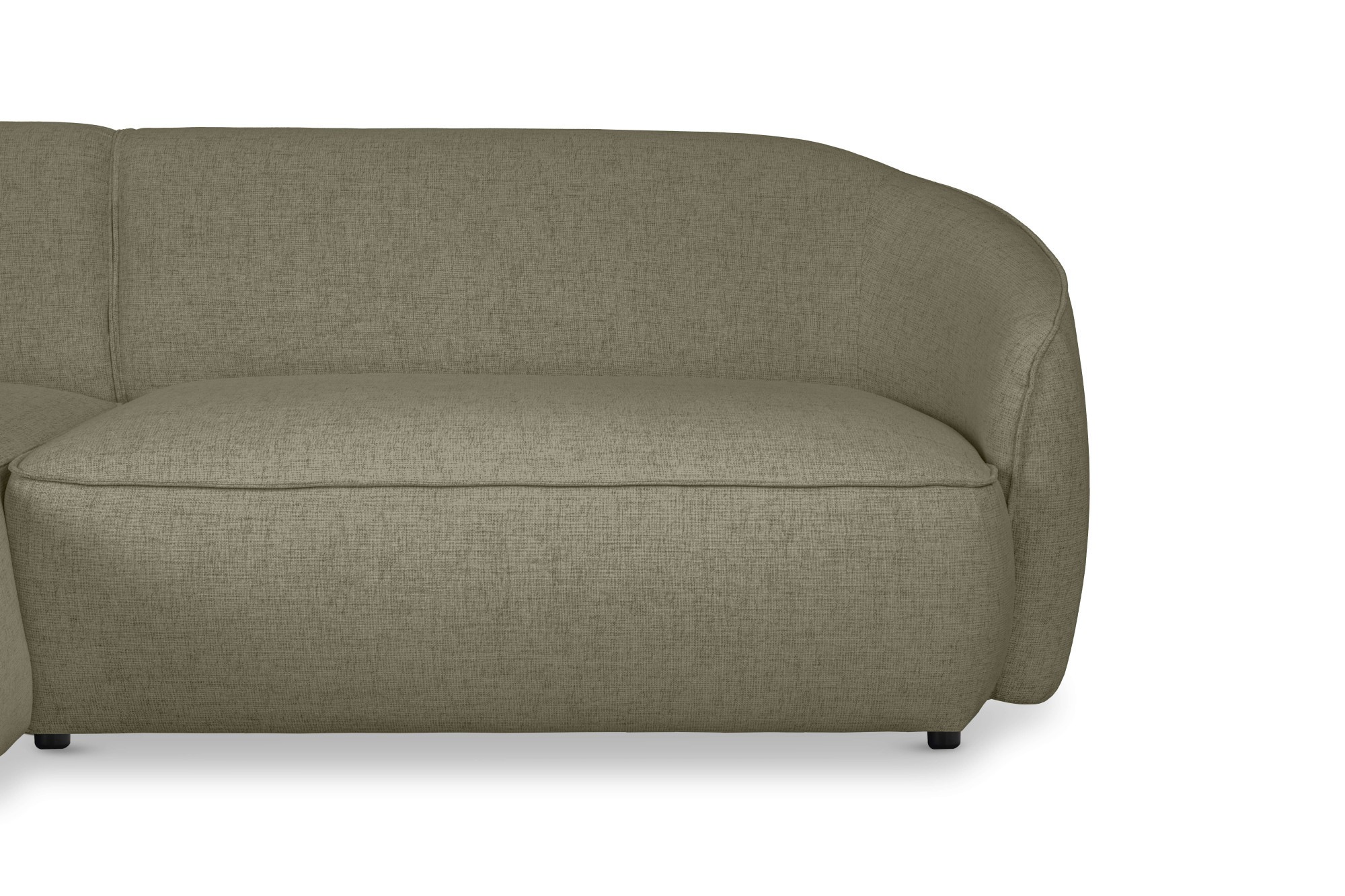 INOSIGN Ecksofa »Cosigo«, Breite 246 cm, 2 Chenille-Stoffe zur Auswahl, mit Kaltschaum