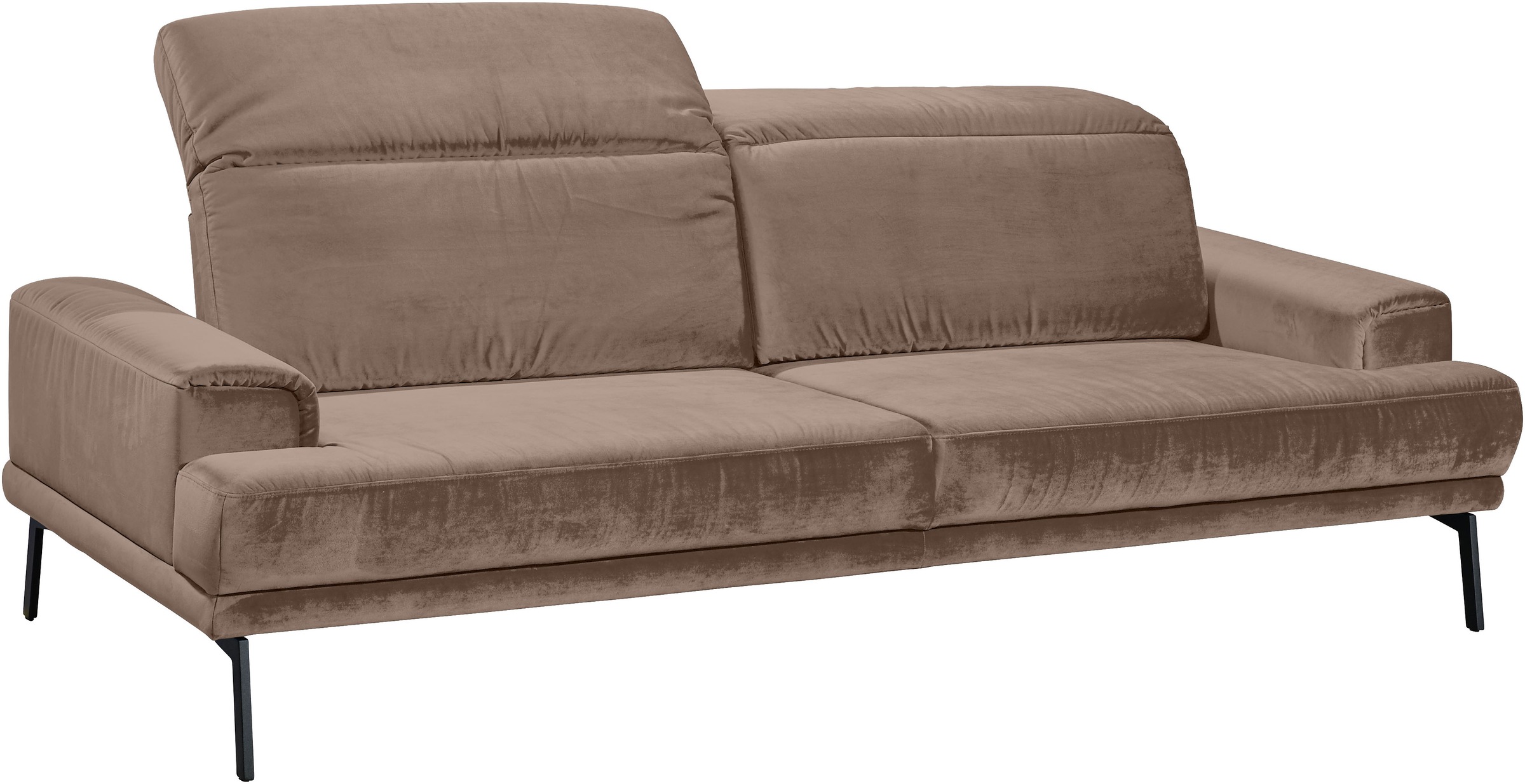Musterring 3-Sitzer »MR 4580«, inkl. Kopf- und Sitztiefenverstellung, Fuß schwarz, B228 x T103 cm