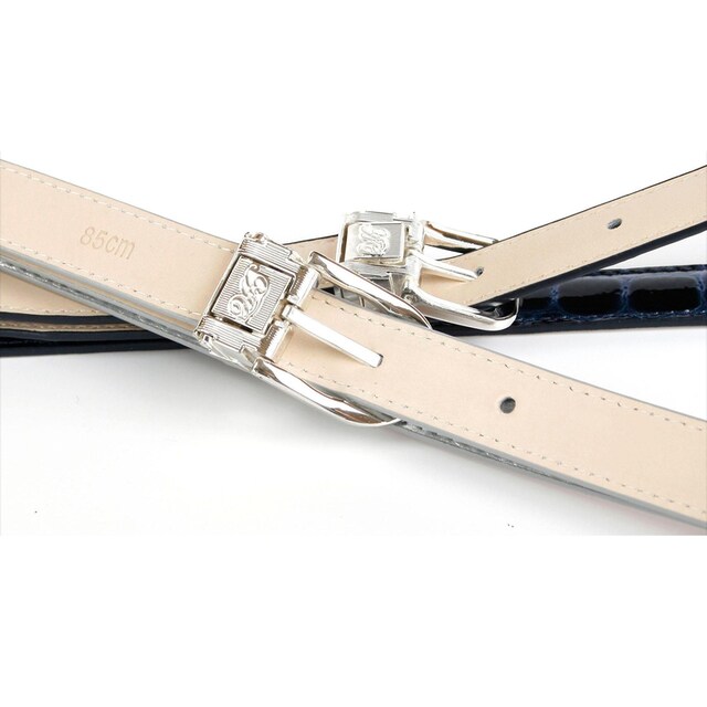 Anthoni Crown Ledergürtel, Gürtel aus innovativem Leder in 3D-Optik in grau  kaufen im OTTO Online Shop
