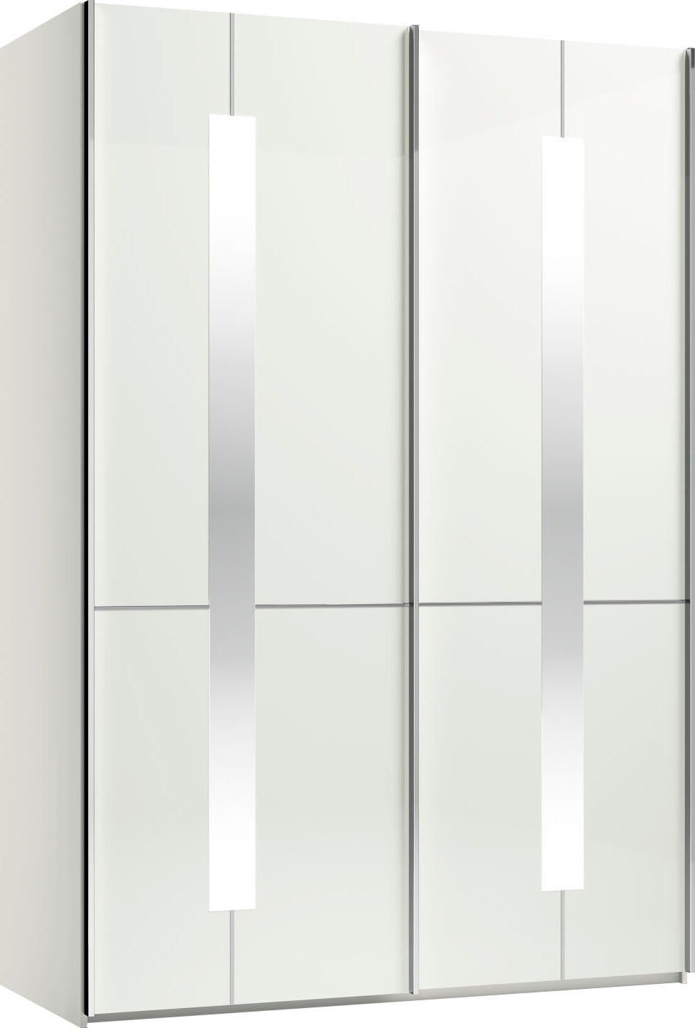 Musterring Schwebetürenschrank »Imola W« inkl. Einlegeböden und Kleiderstangen, mit Glastüren inkl. Zierspiegel