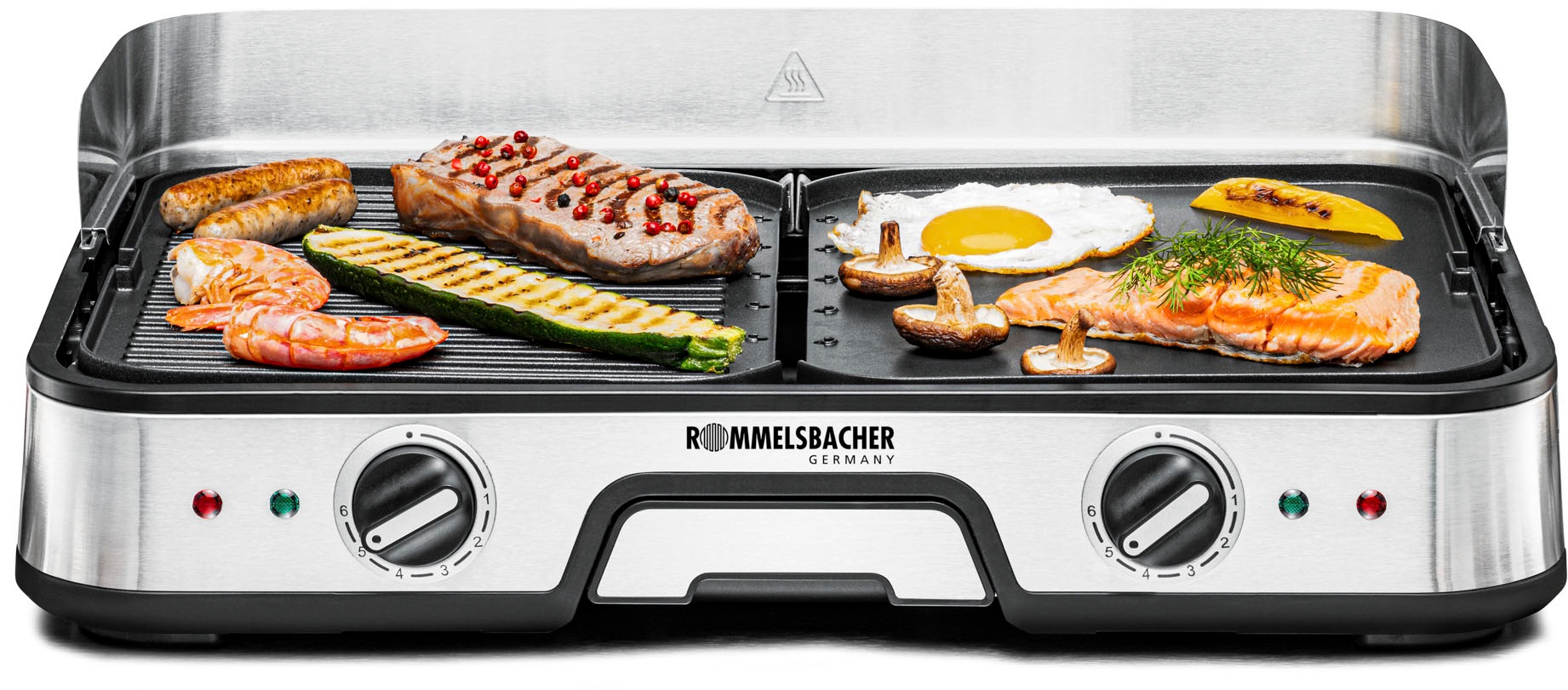 Rommelsbacher Tischgrill »BBQ 2025« 2000 W in schwarz