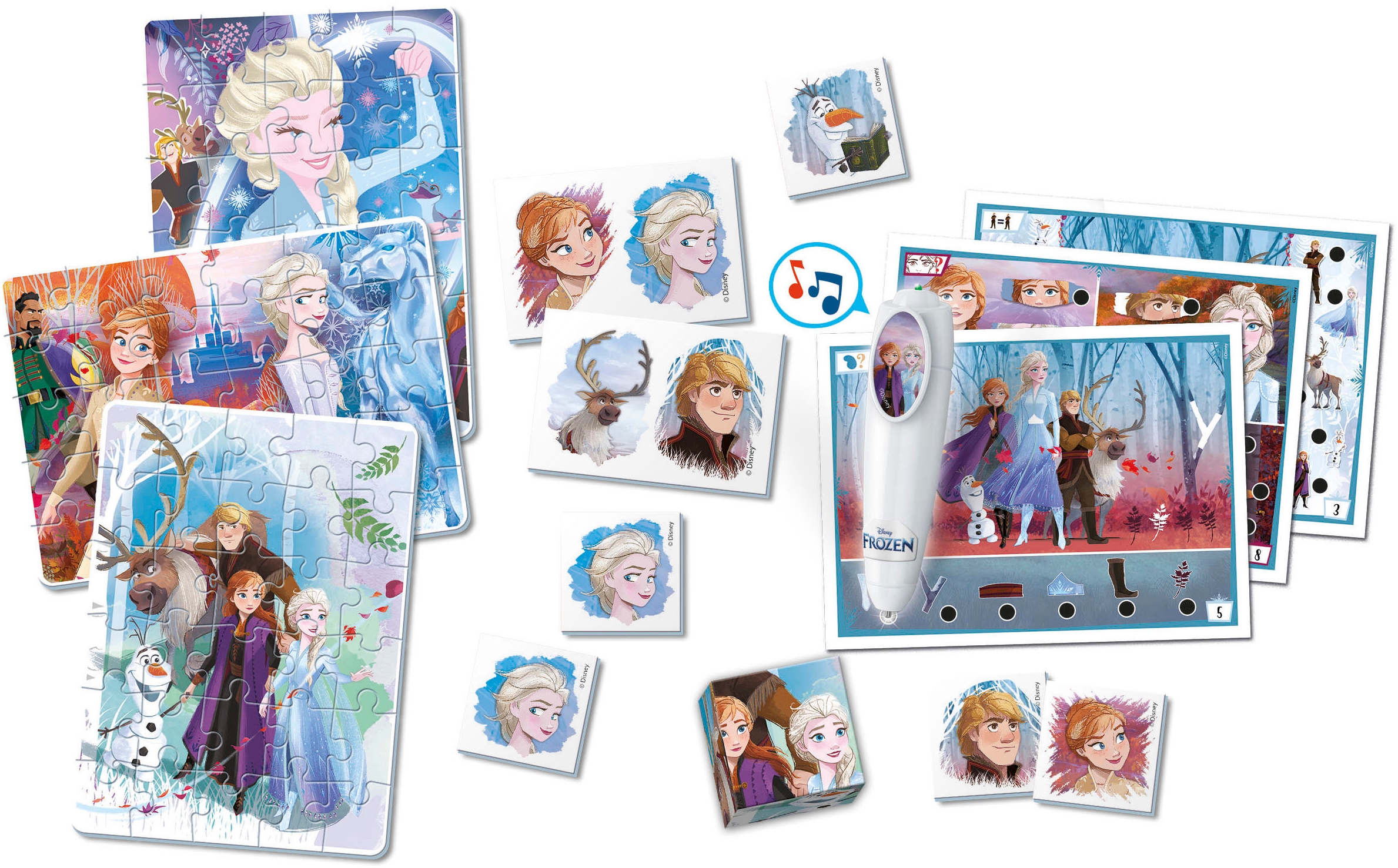 Clementoni® Puzzle »Super-Edukit 7in1, Frozen 2«, Made in Europe