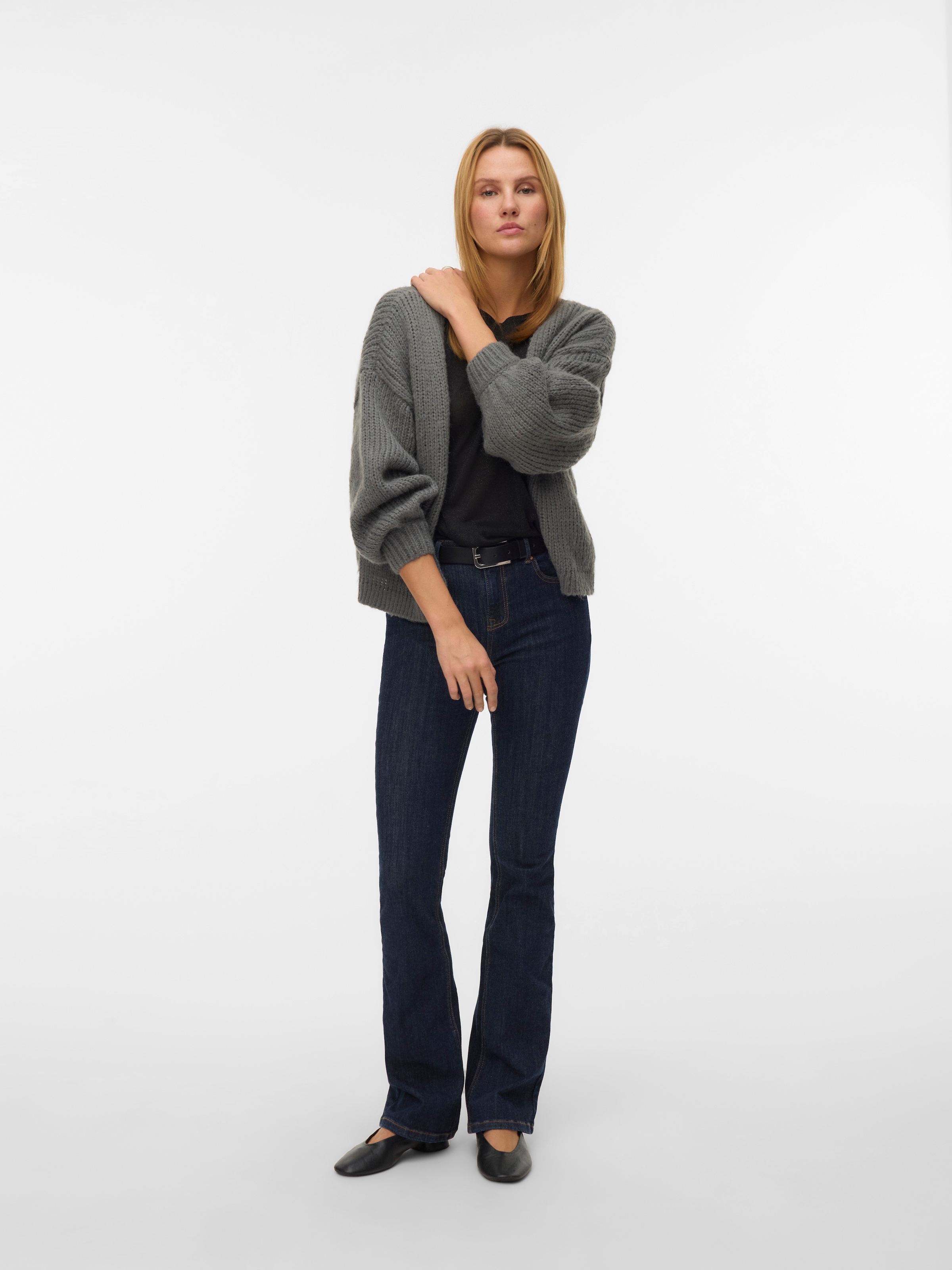 Vero Moda Strickjacke »VMMAYBE LS OPEN CARDIGAN GA REP«