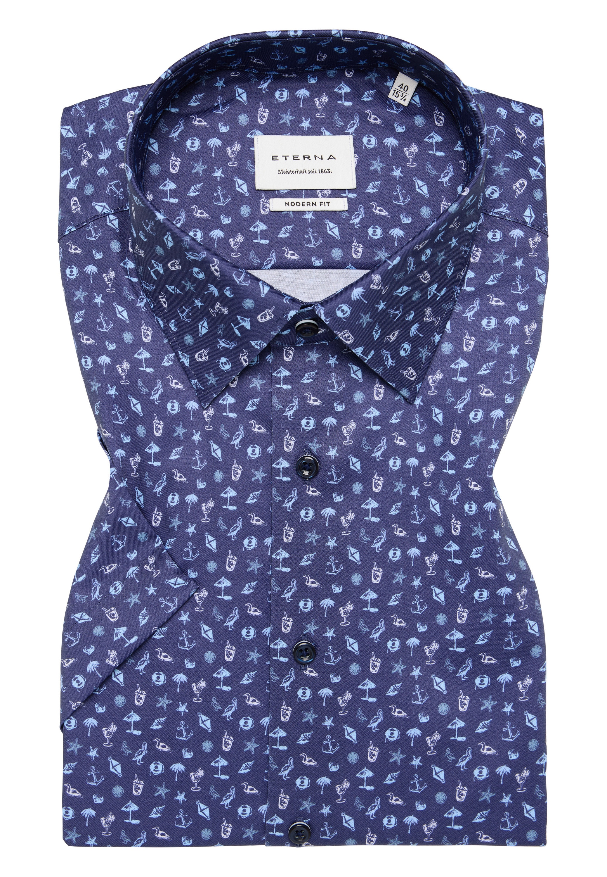 Eterna Kurzarmhemd »MODERN FIT«, NON IRON (bügelfrei)