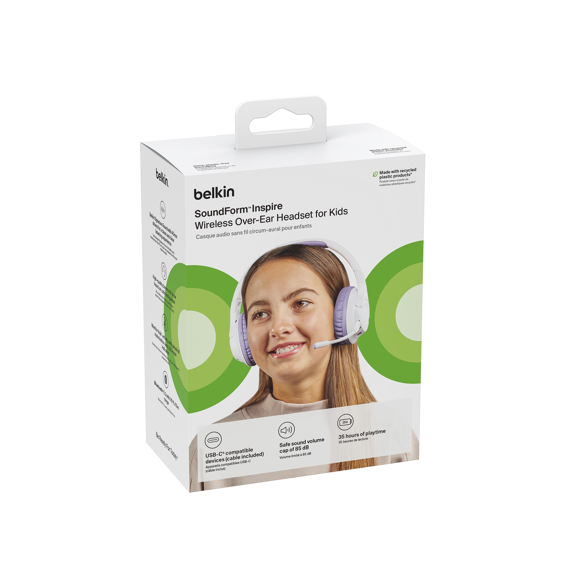 Belkin wireless Kopfhörer Stummschaltung Over-Ear »SOUNDFORM INSPIRE jetzt bestellen bei Kinder-Kopfhörer«, OTTO BT