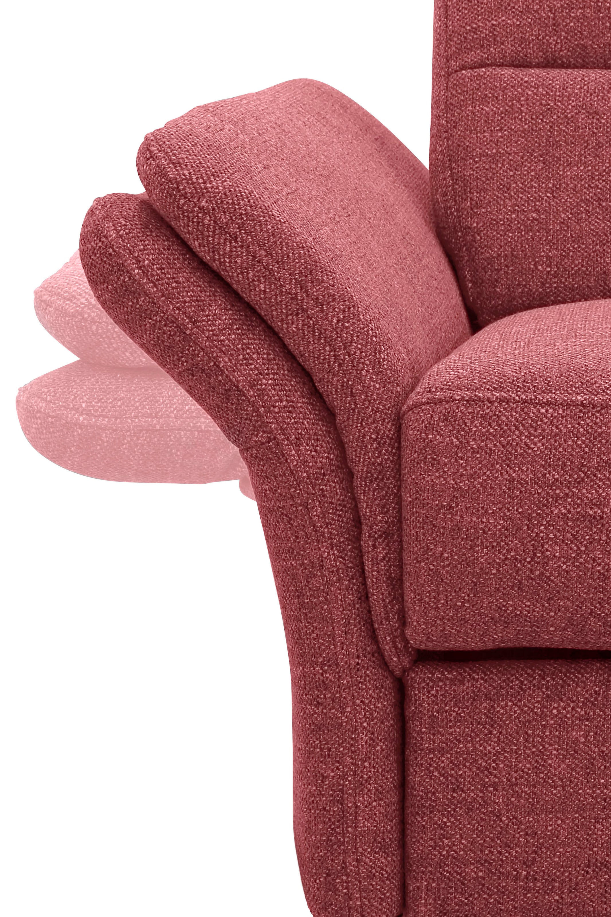 Home affaire Ecksofa »Westerland L-Form«, Federkern-Polsterung, wahlweise mit Bettfunktion, Bettkasten