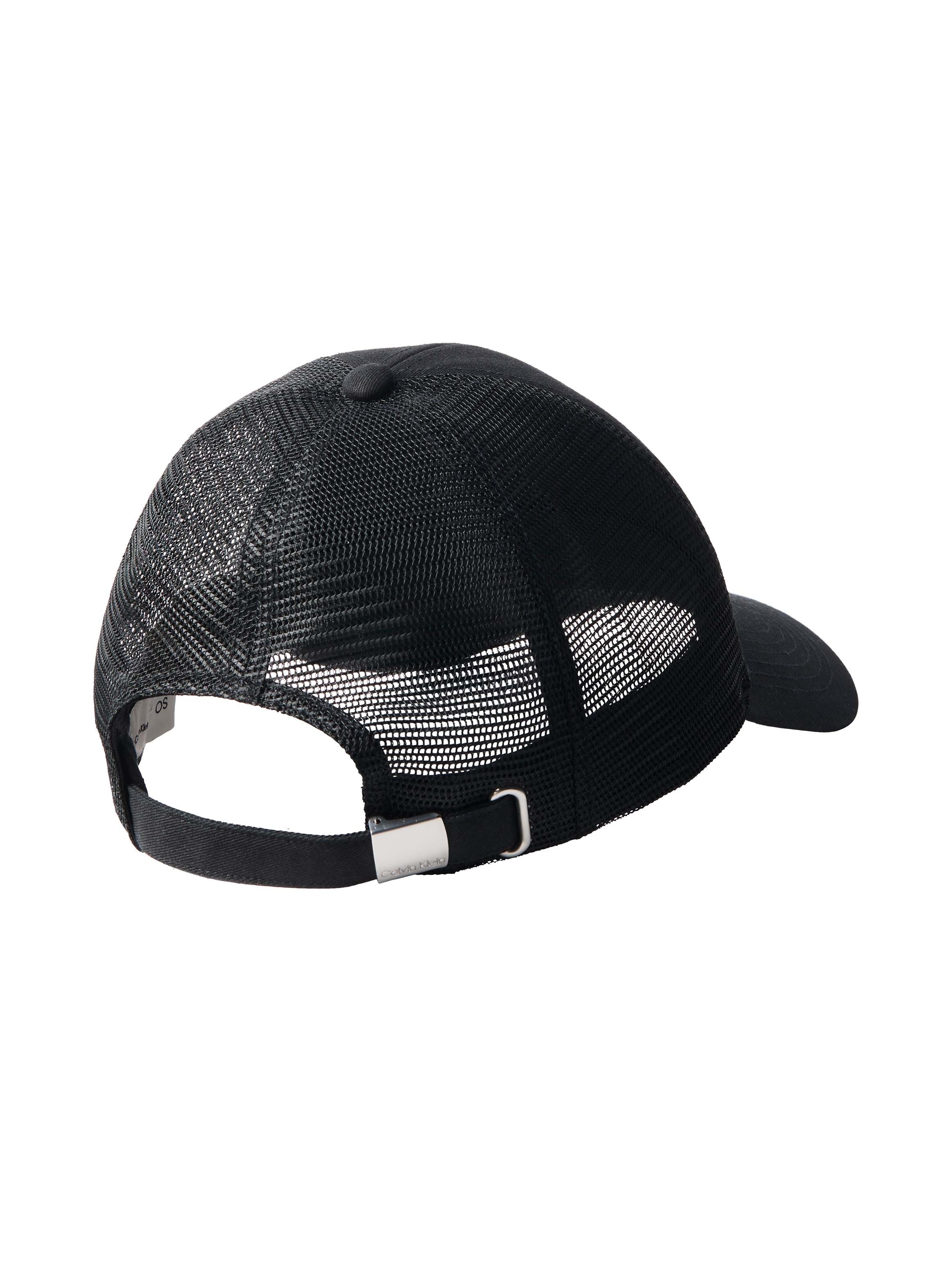 Calvin Klein Jeans Trucker Cap »MONOLOGO WOVEN PATCH TRUCKER« Netzeinsatz, Größe individuell verstellbar