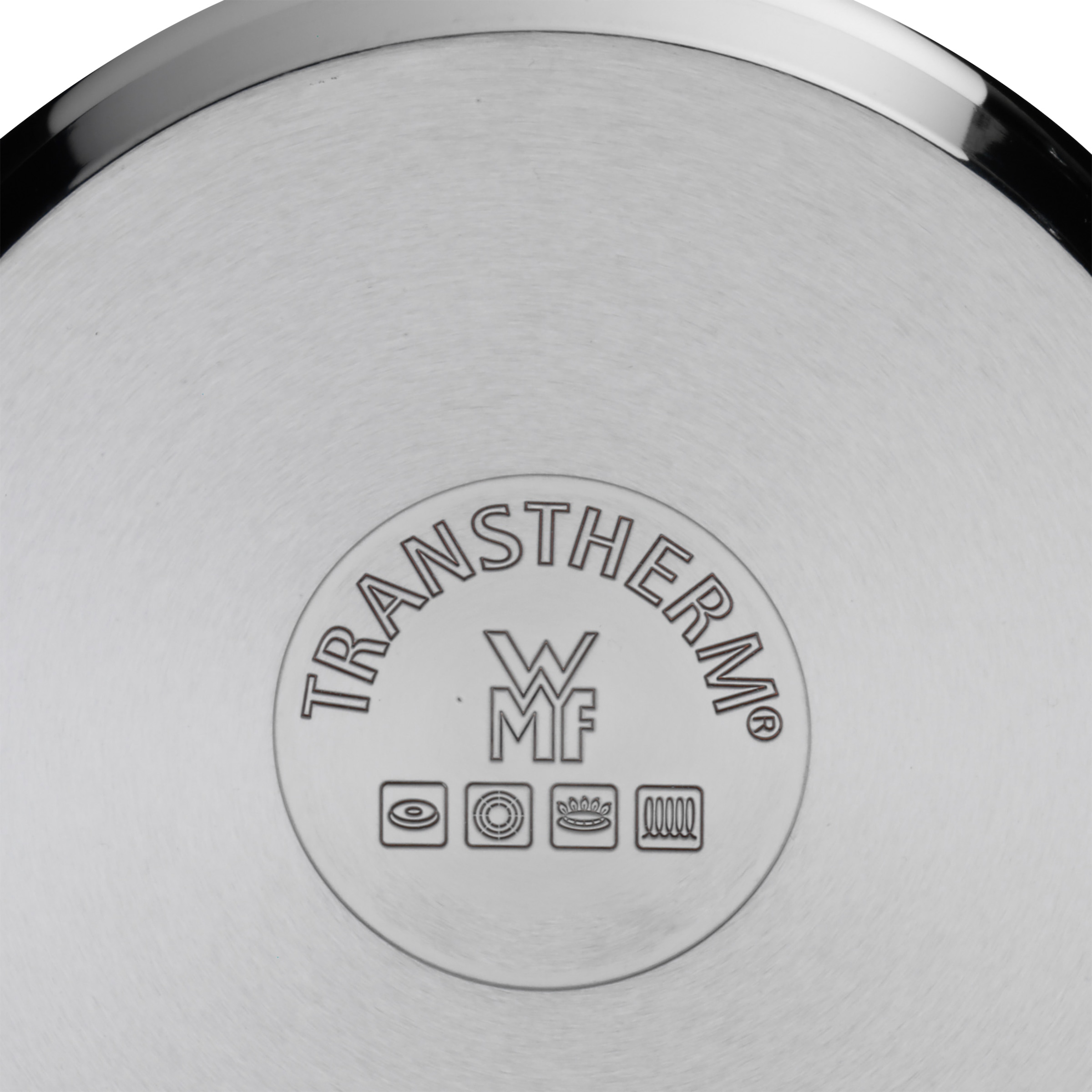 WMF Kochtopf »Function 4«, Cromargan® Edelstahl Rostfrei 18/10, (2 tlg.), wärmereduzierende Griffe, mit 4 Abgießfunktionen, Innenskalierung