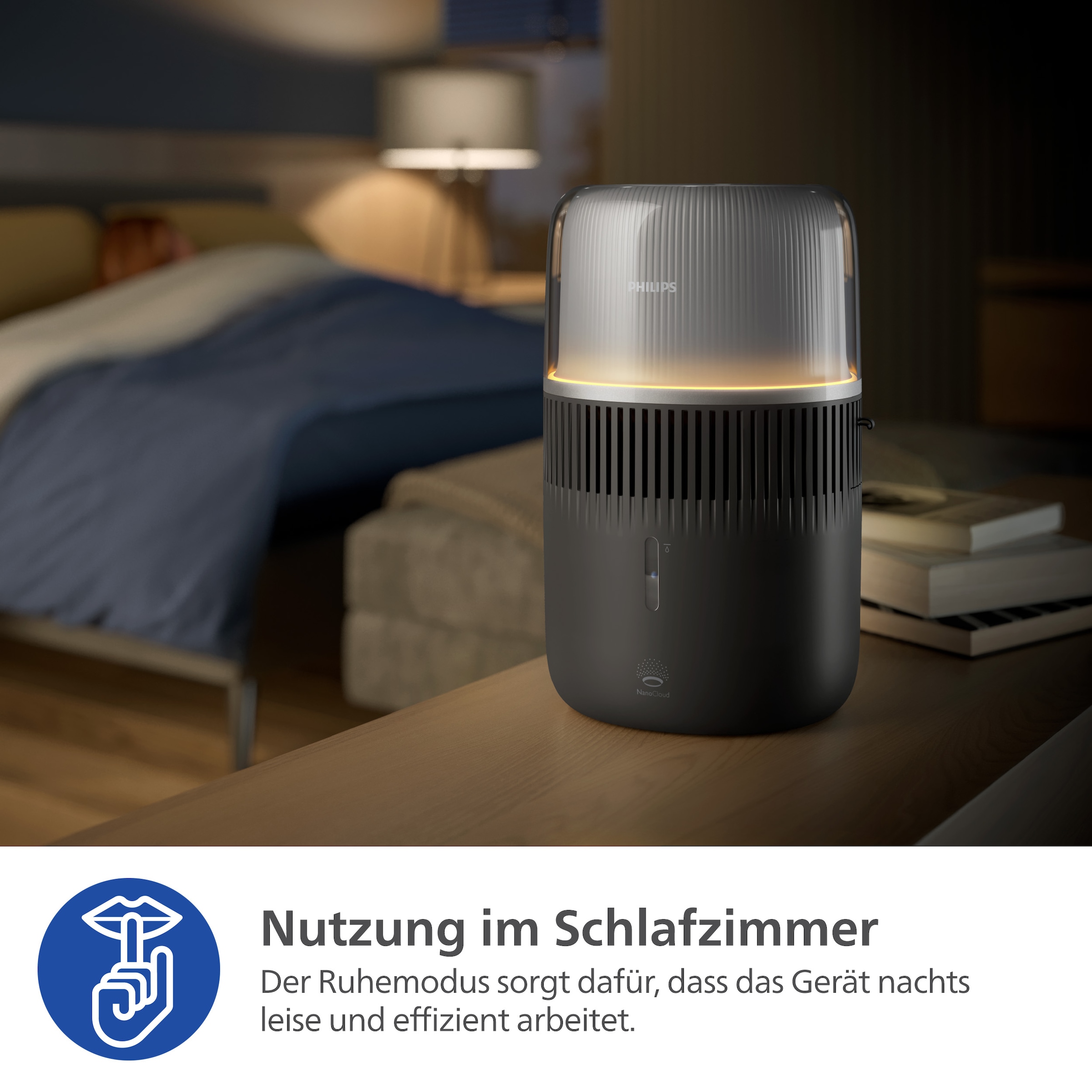 Philips Luftbefeuchter »HU5710/03 5000 Series«, 4,5 l Wassertank, für 56 m² Räume, mit NanoCloud Technologie